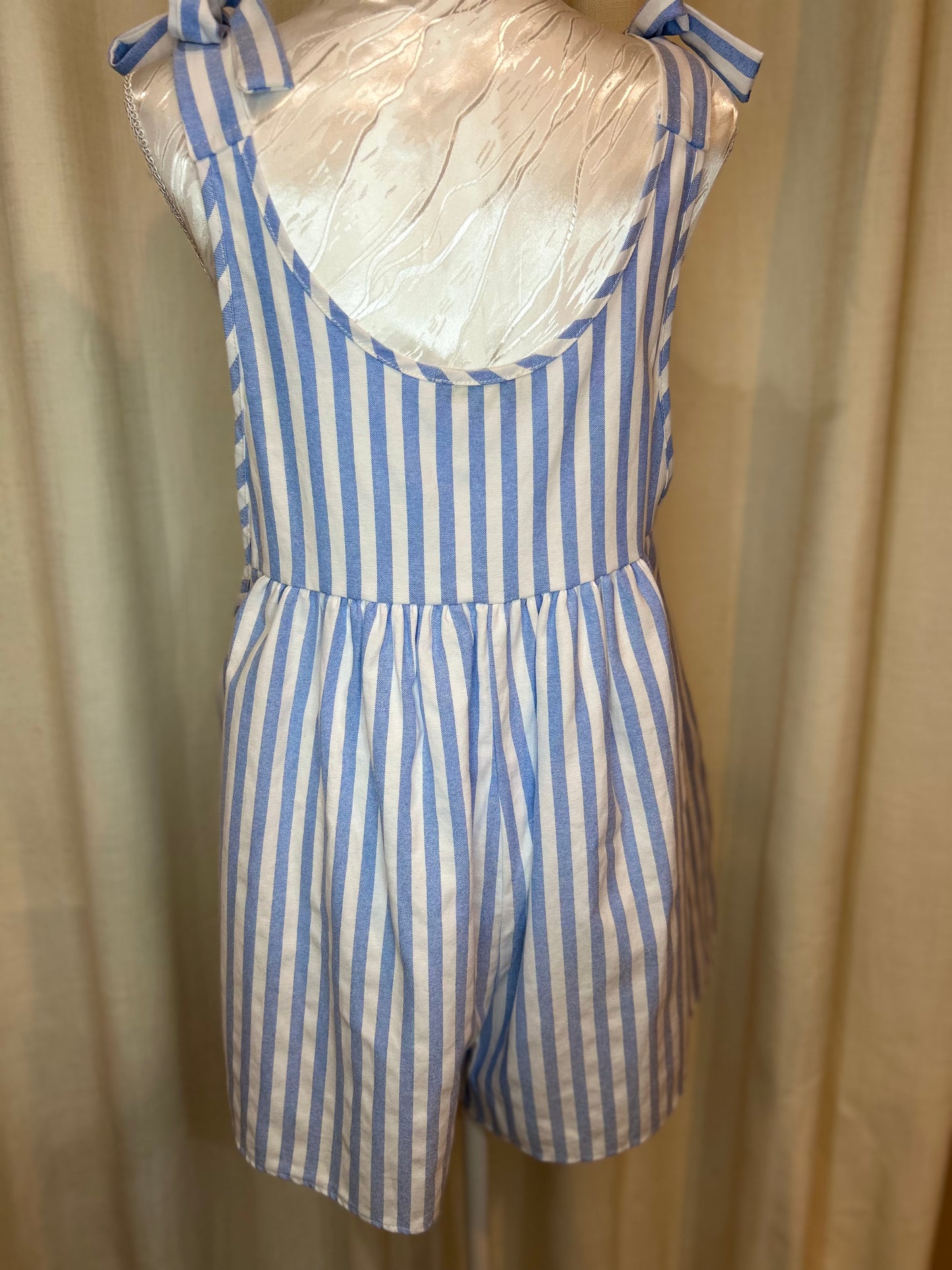 Striped Bow Romper