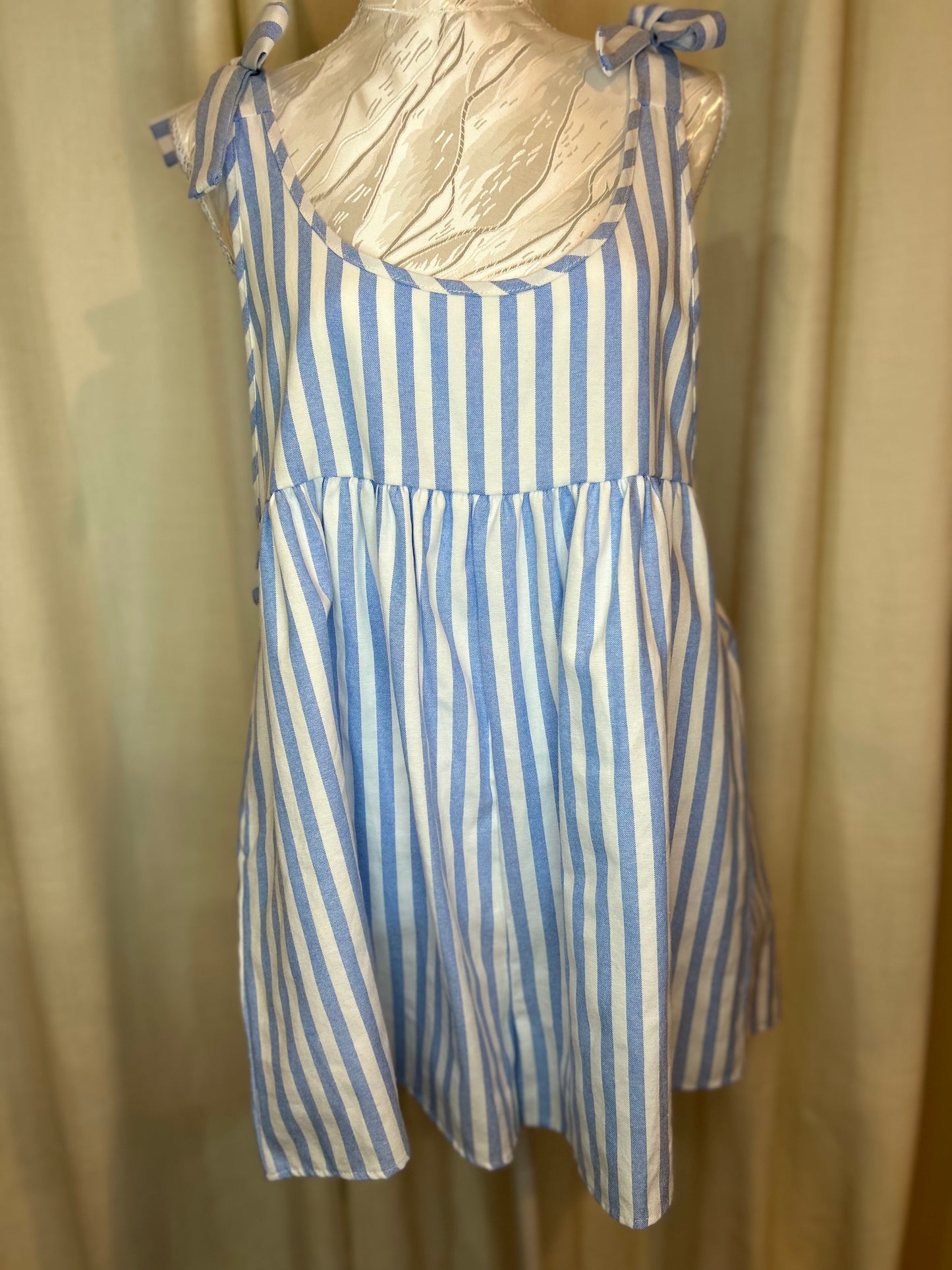 Striped Bow Romper