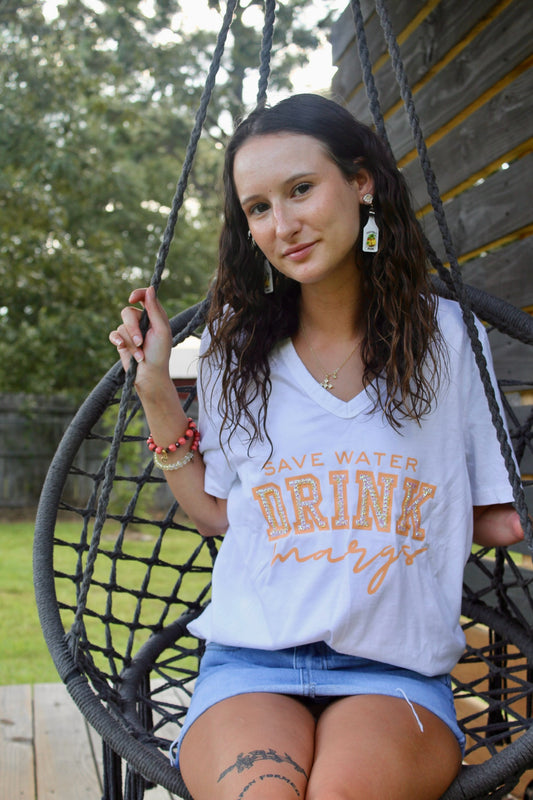 Save Water Drink Margs Graphic Tee