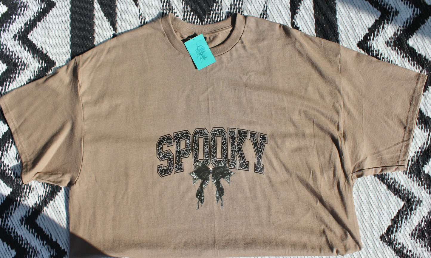 Spooky Webbed Bow Graphic Tee