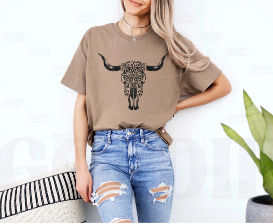 Skull Head Graphic Tee