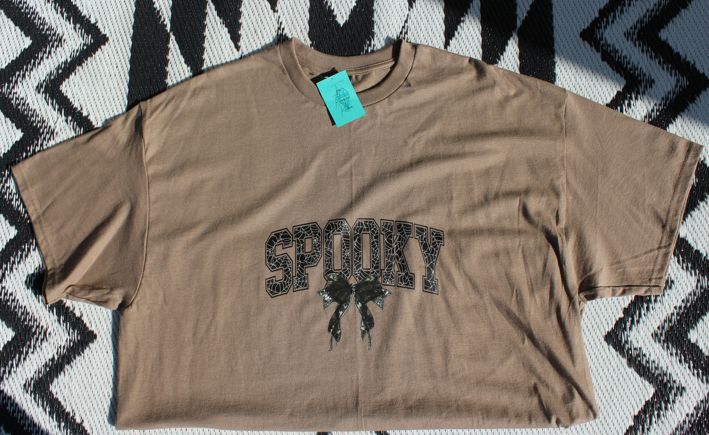 Spooky Webbed Bow Graphic Tee