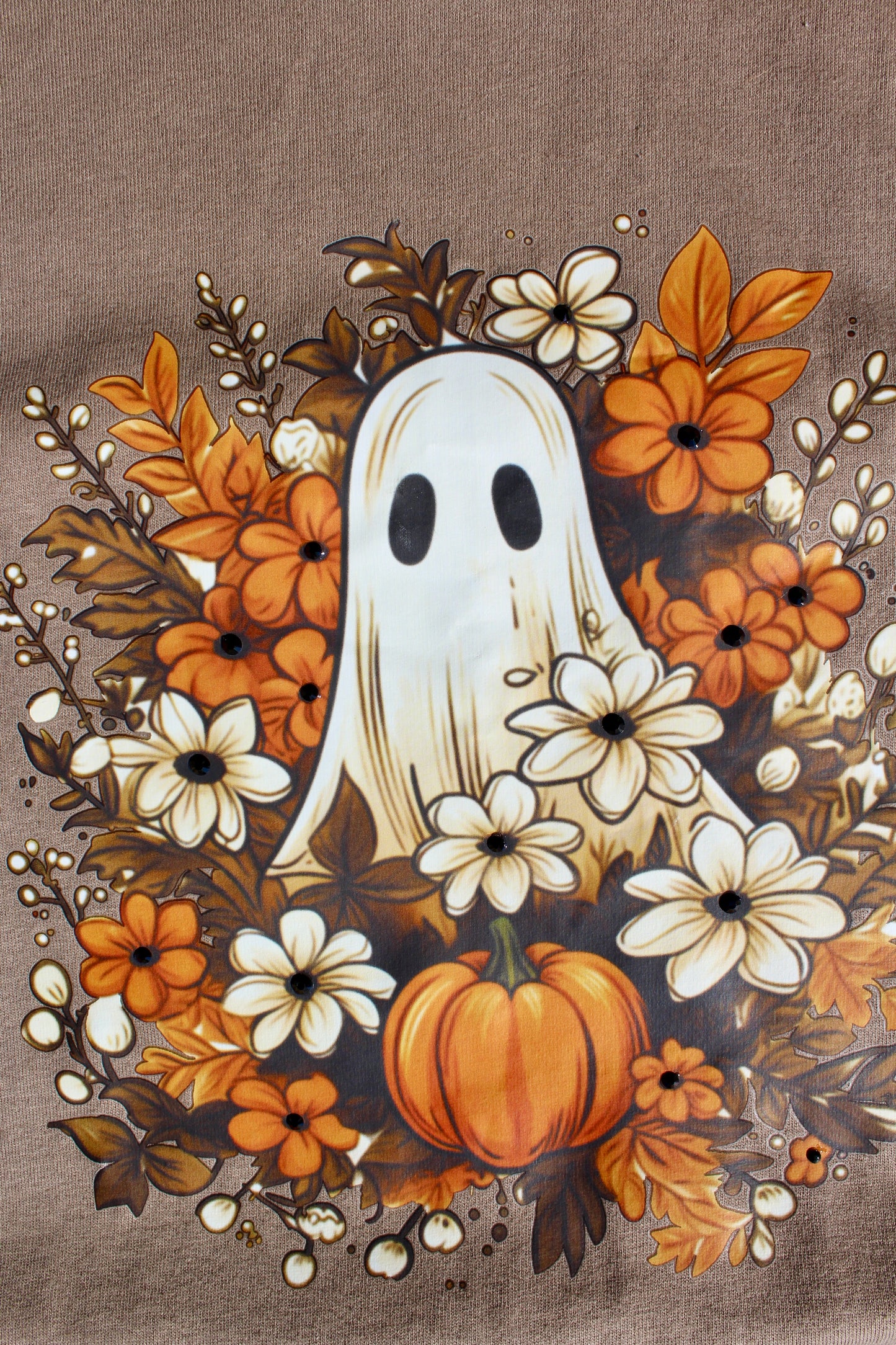 Fall Floral Ghost Graphic Tee