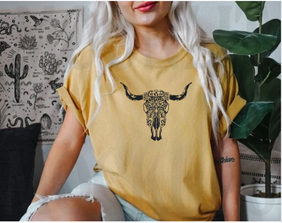 Skull Head Graphic Tee