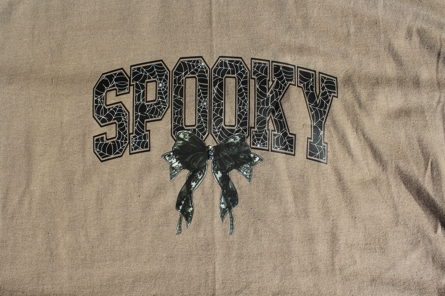 Spooky Webbed Bow Graphic Tee