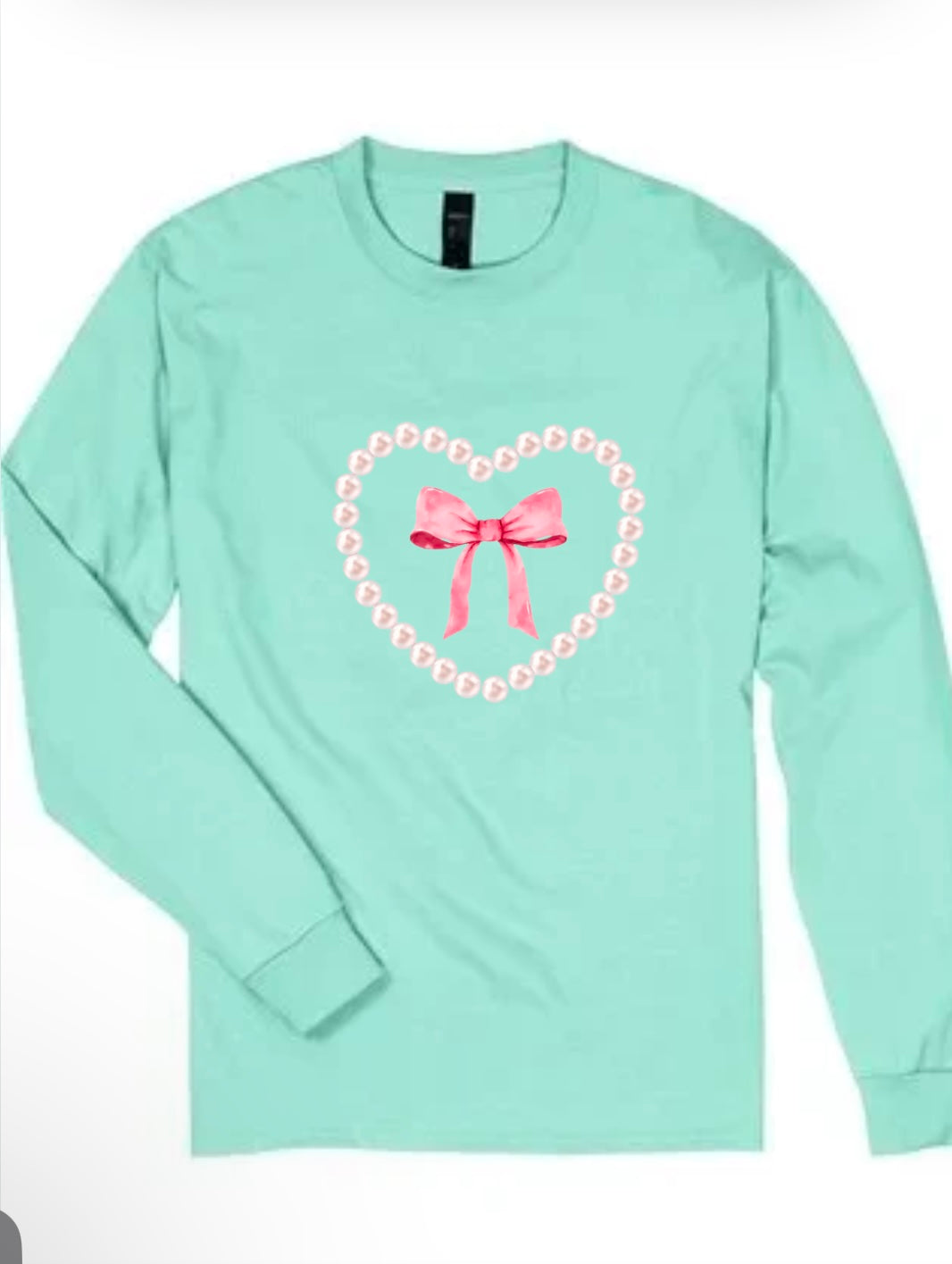 Pearl heart shirt