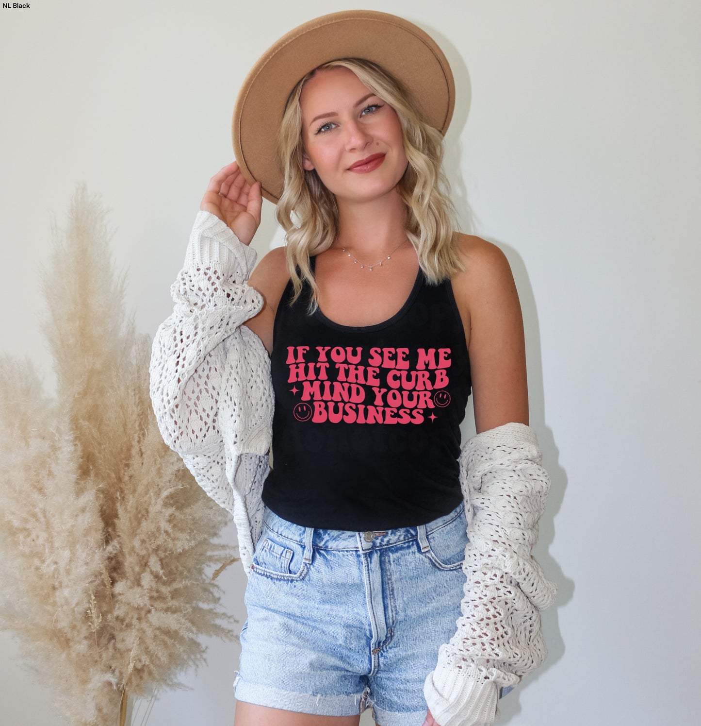 If you see me hit the curb graphic tee
