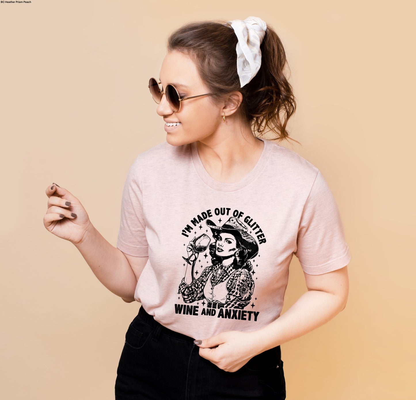 I'm made out of glitter graphic tee