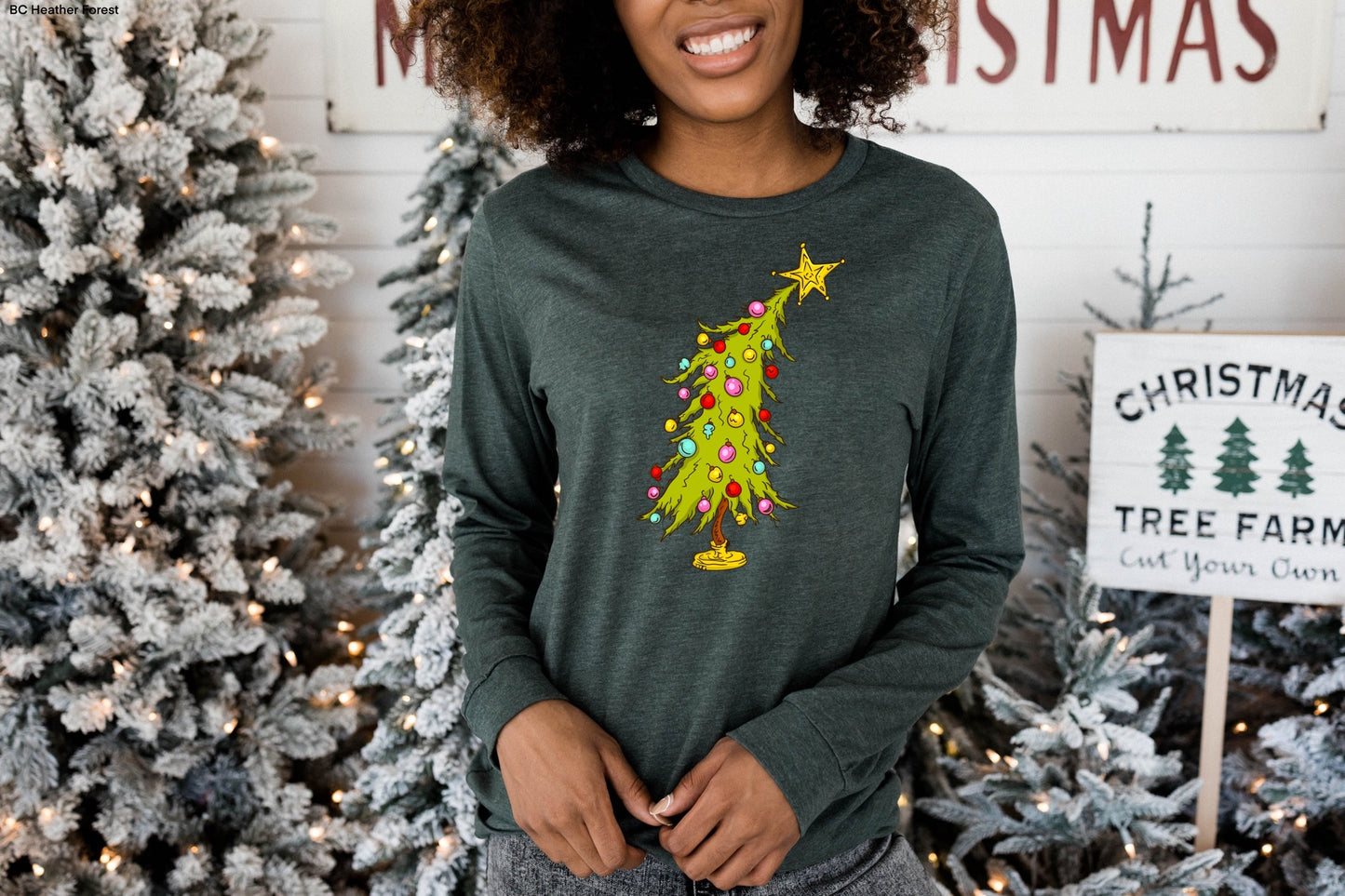 GRINCH TREE GRAPHIC TEE
