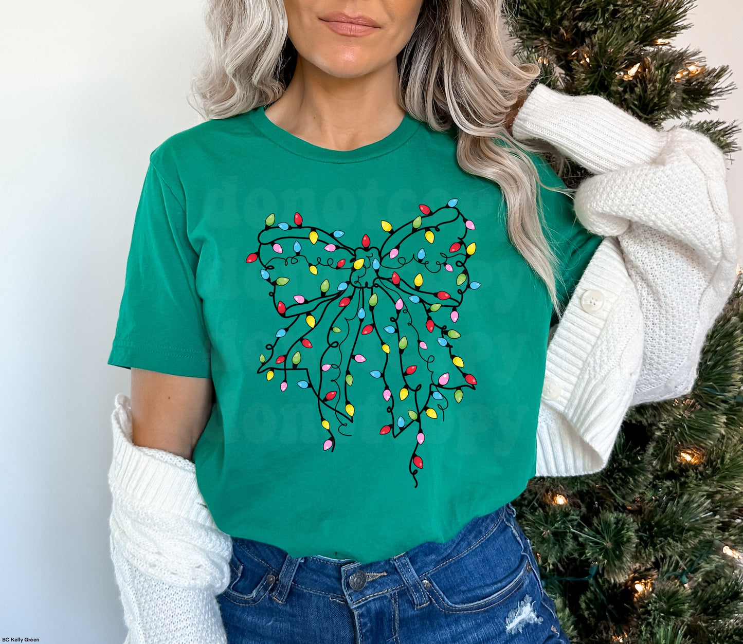 STRING LIGHT BOW GRAPHIC TEE