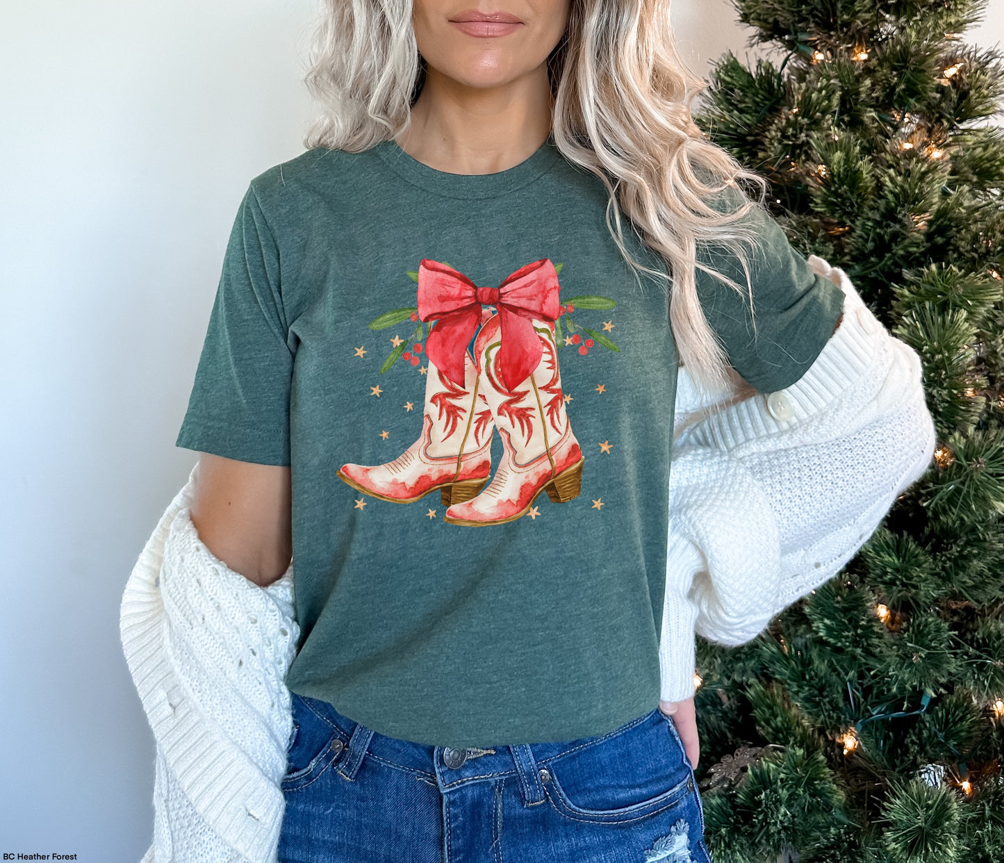 Christmas boots GRAPHIC TEE