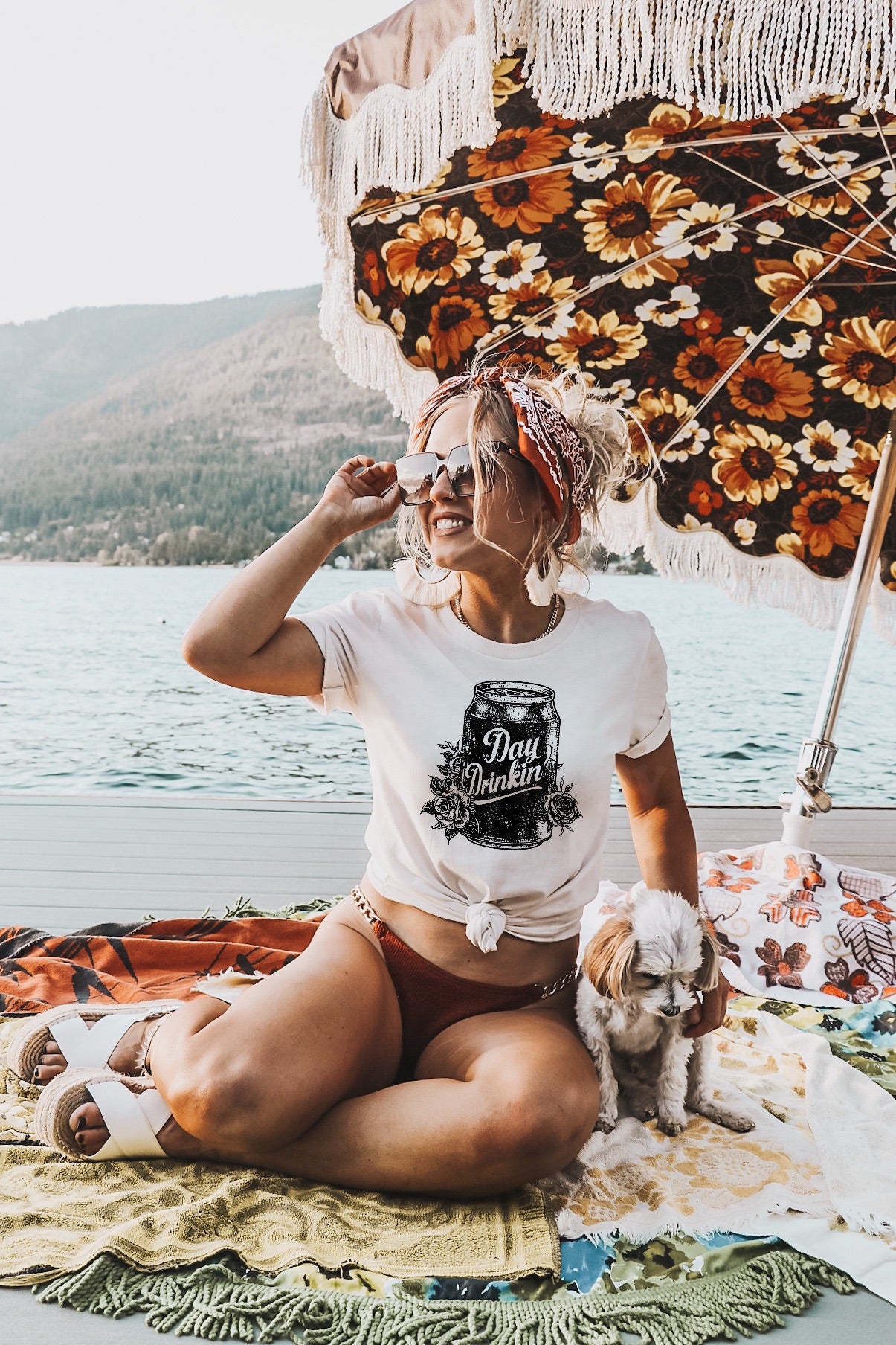 Day Drinkin graphic tee