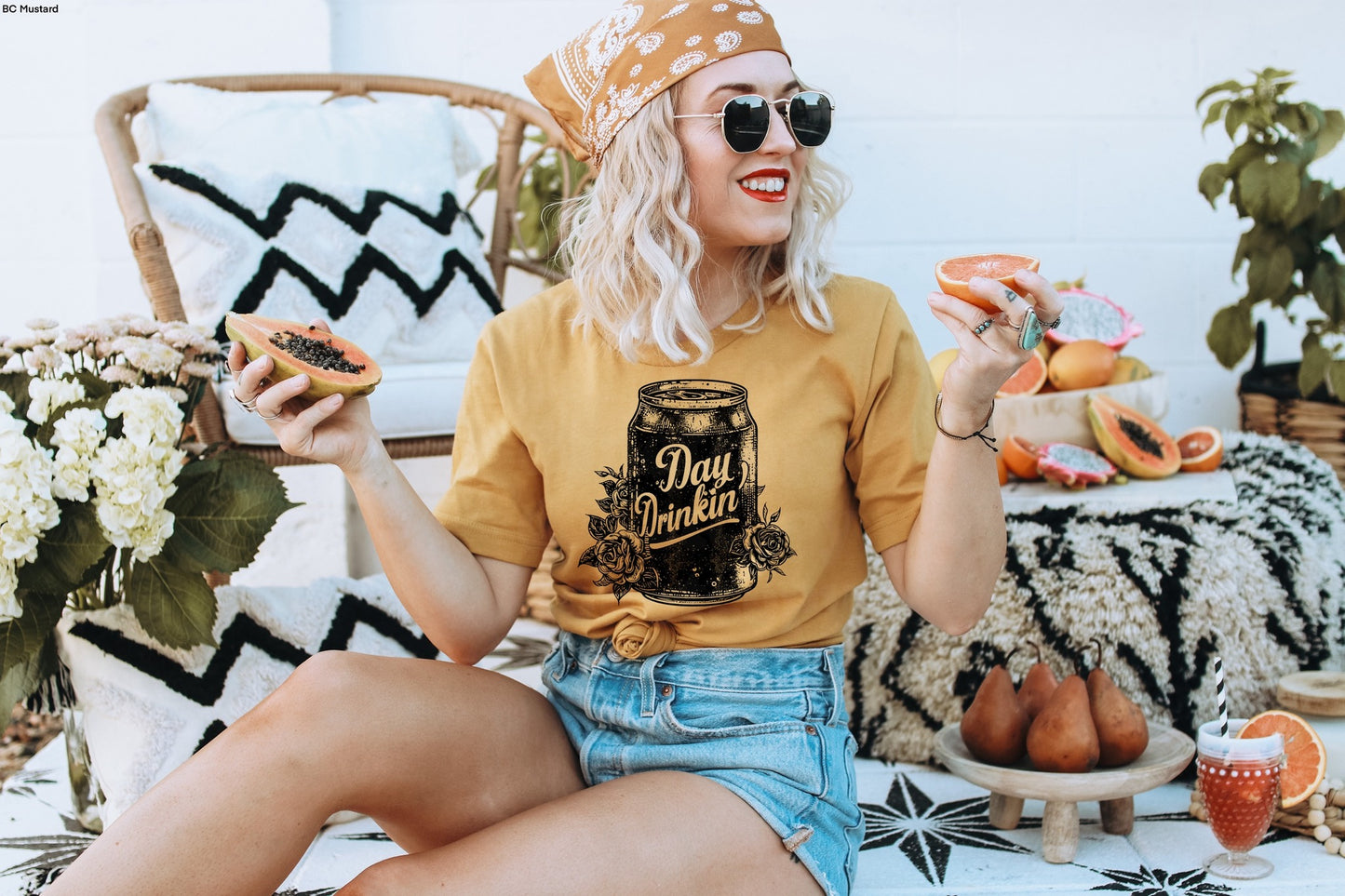 Day Drinkin graphic tee