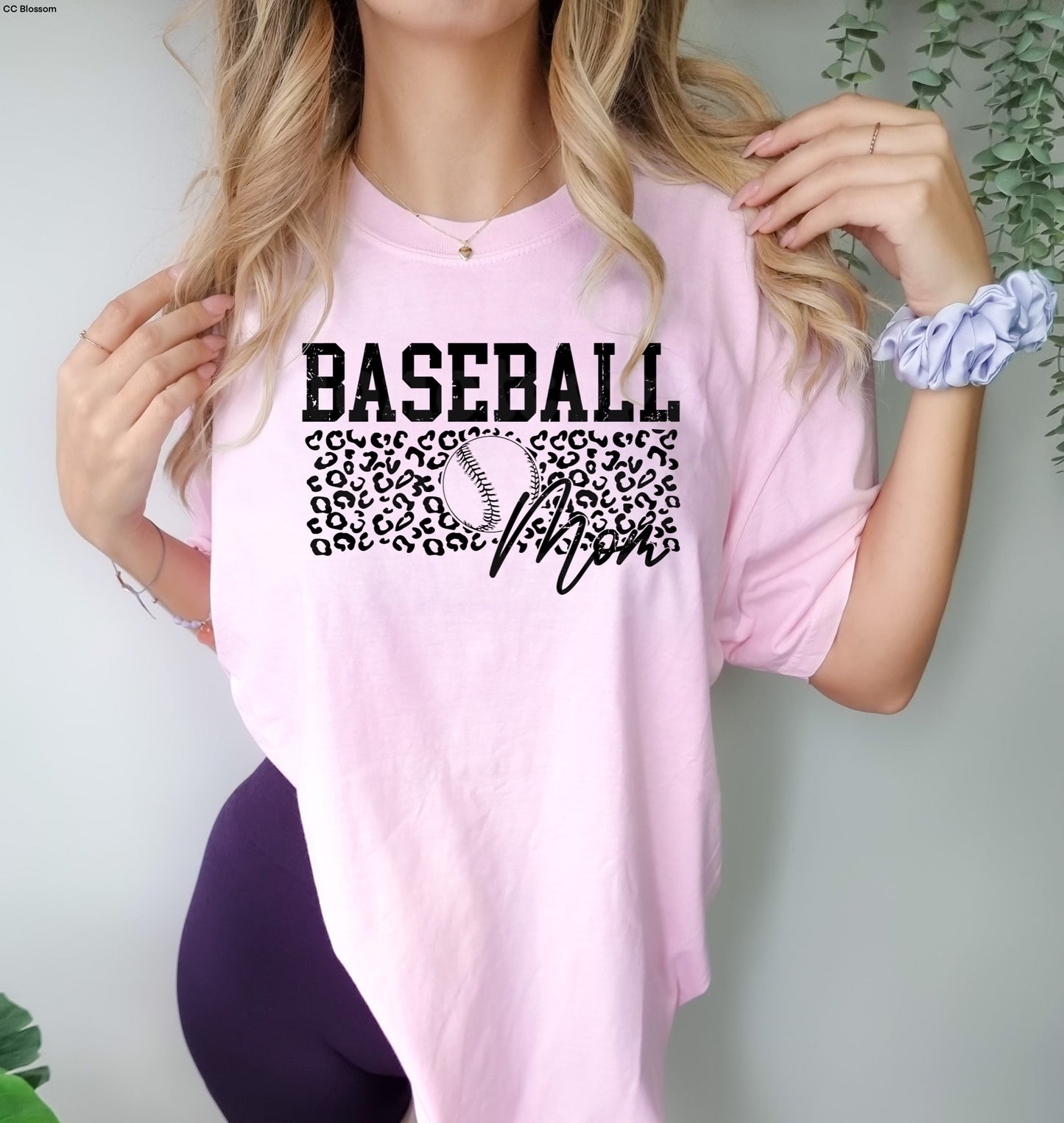 Leopard baseball mom