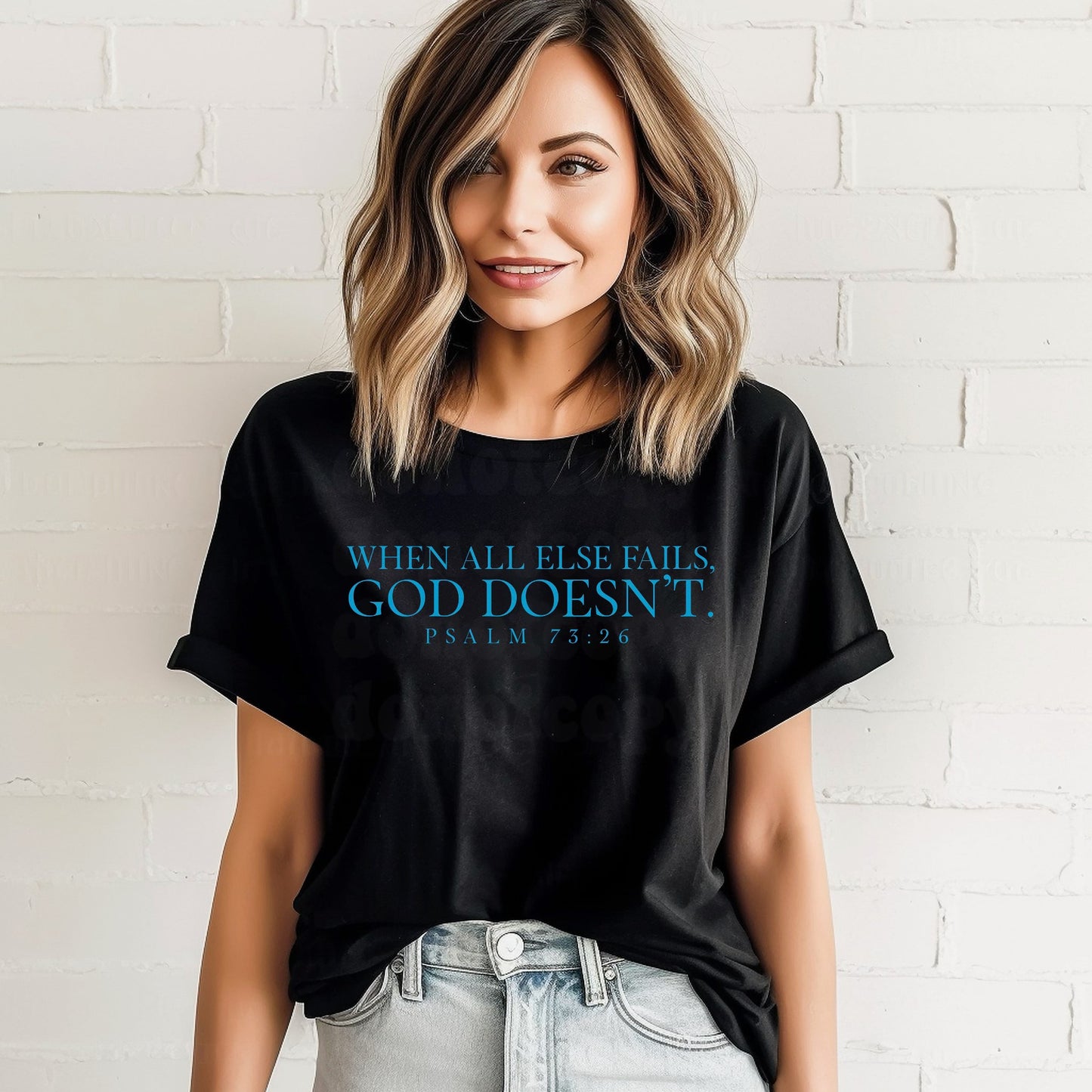 When all else fails graphic tee