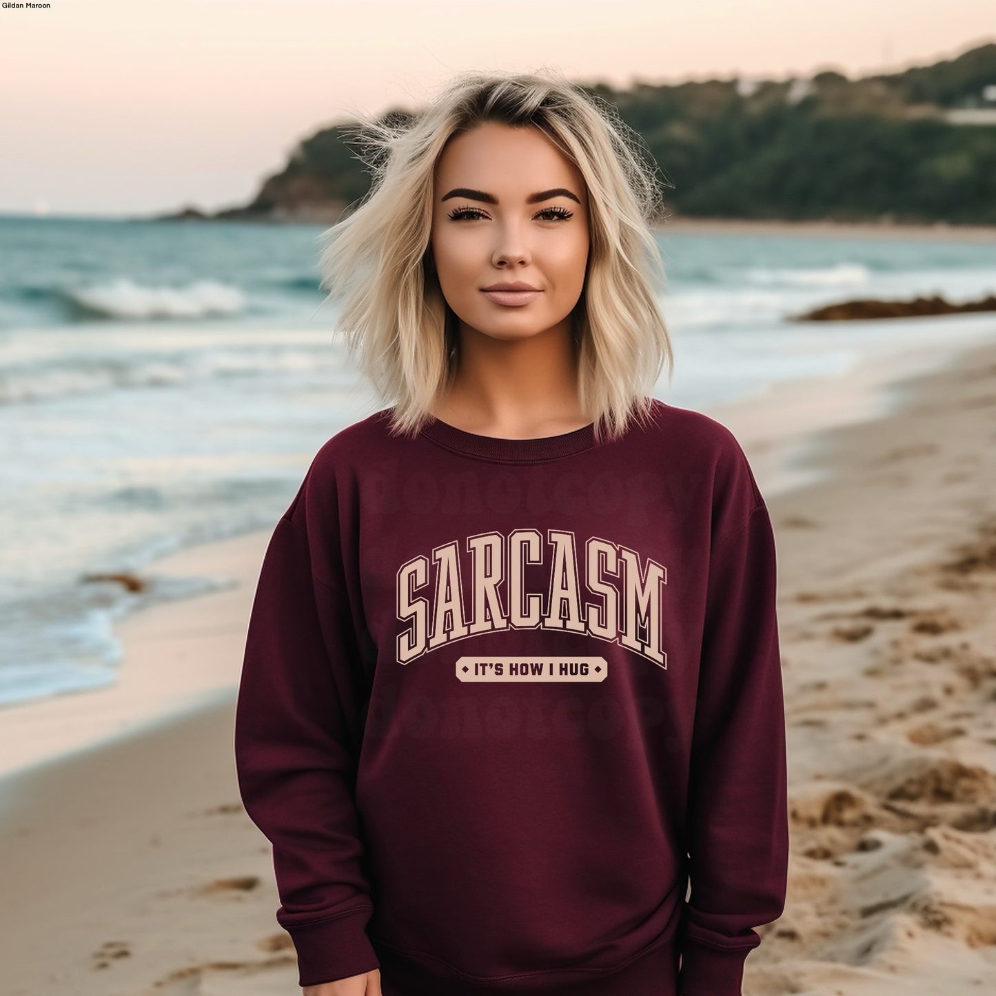 Sarcasm its how I hug graphic tee