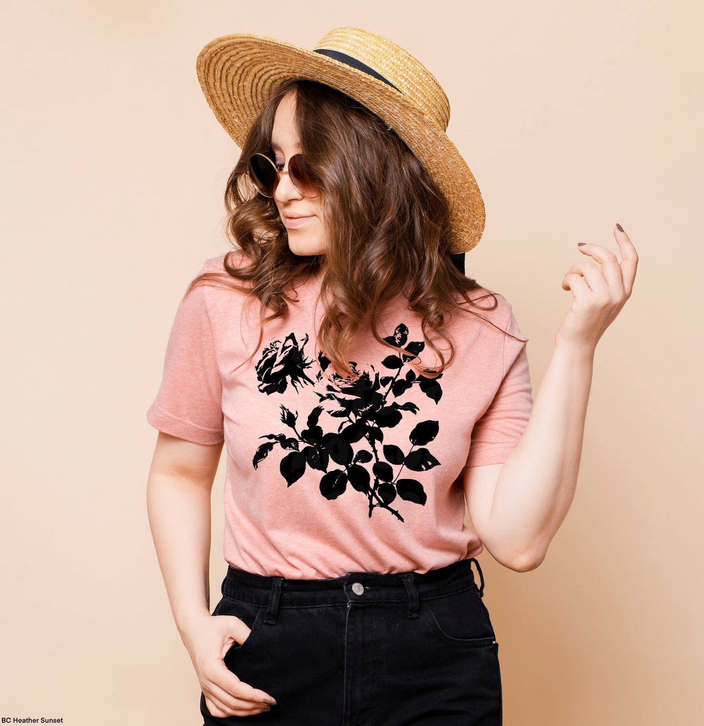 Roses graphic tee