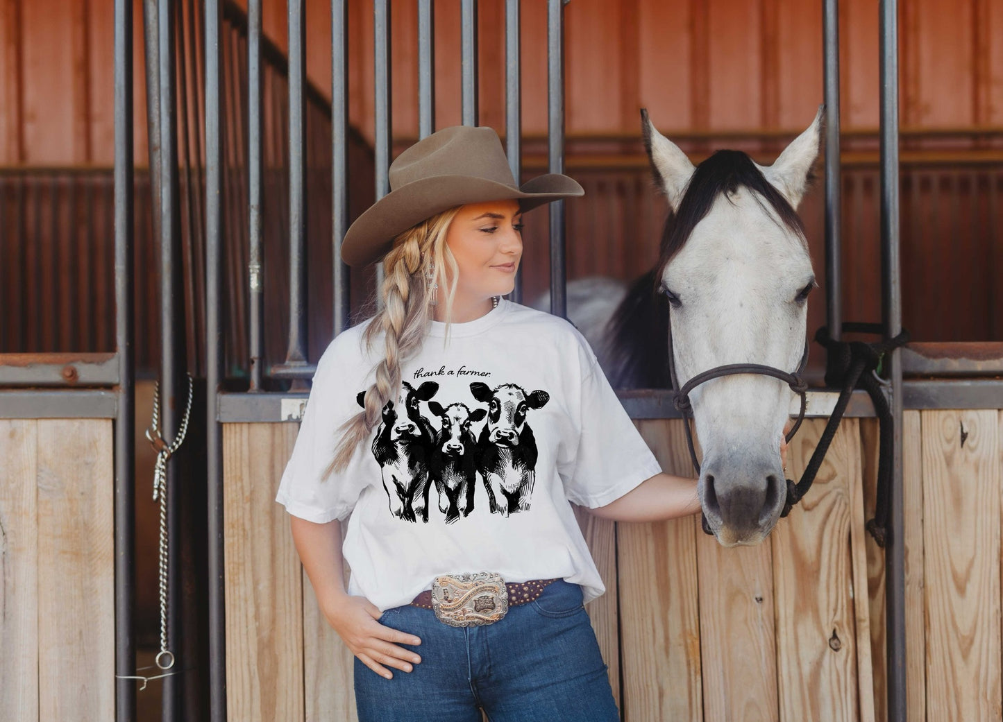 THANK A FARMER GRAPHIC TEE