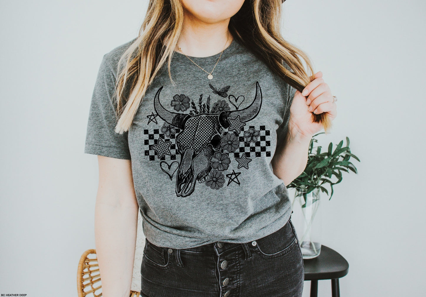 Retro Skull Graphic Tee