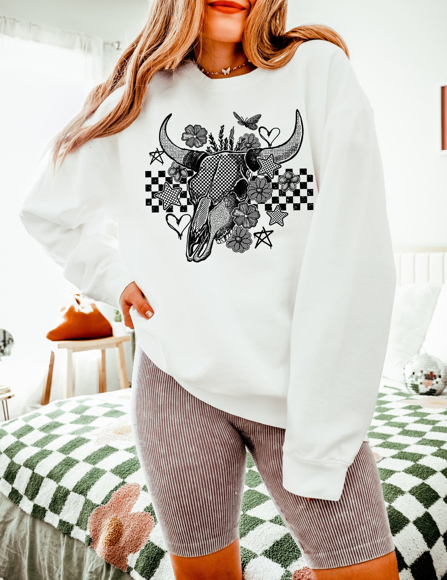 Retro Skull Graphic Tee