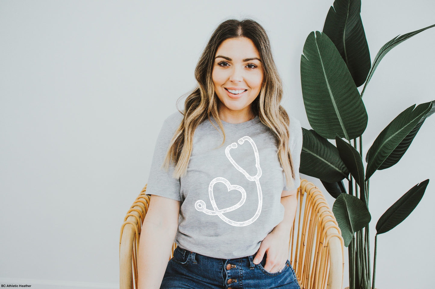 Lace Stethoscope Graphic Tee