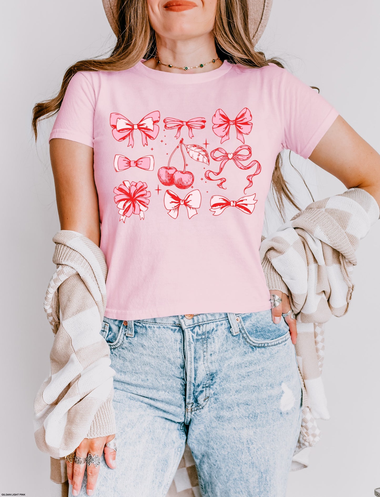 Bows and Cherries Graphic Tee