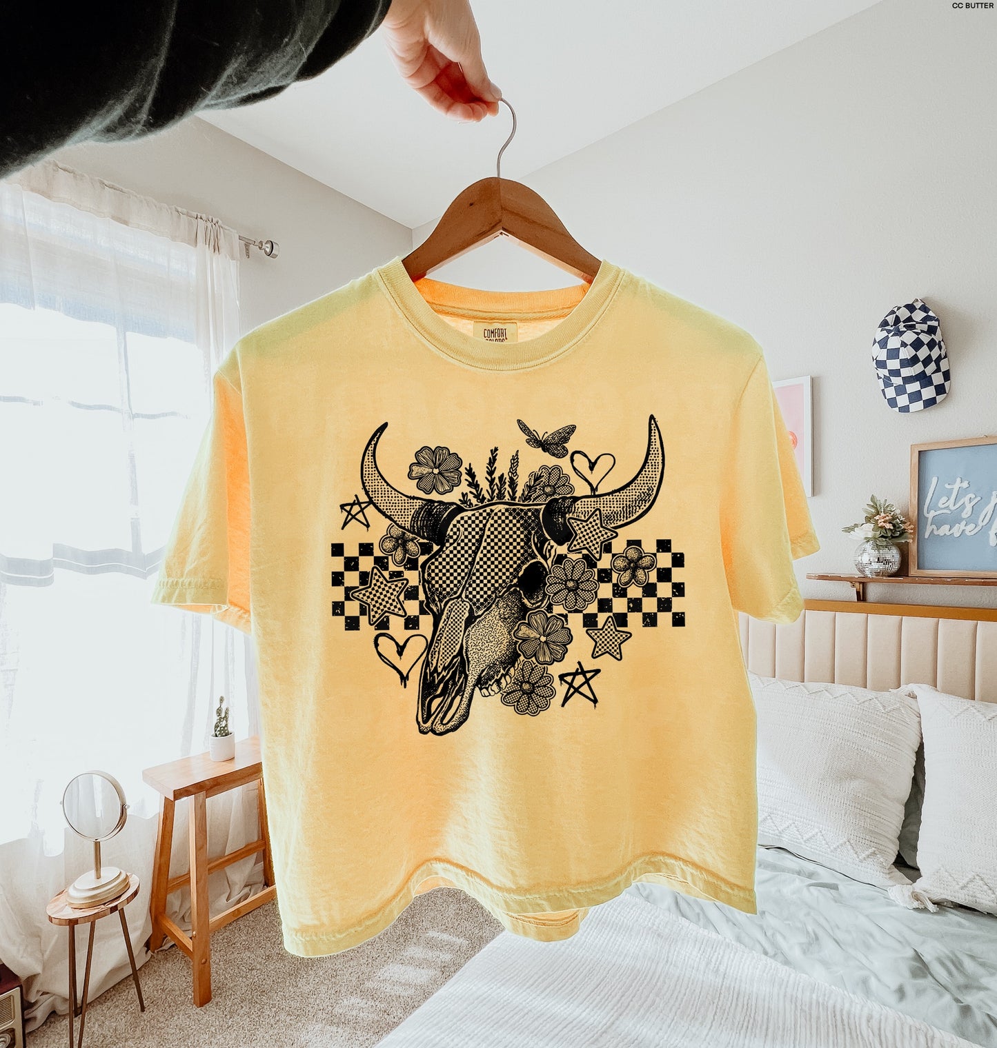 Retro Skull Graphic Tee