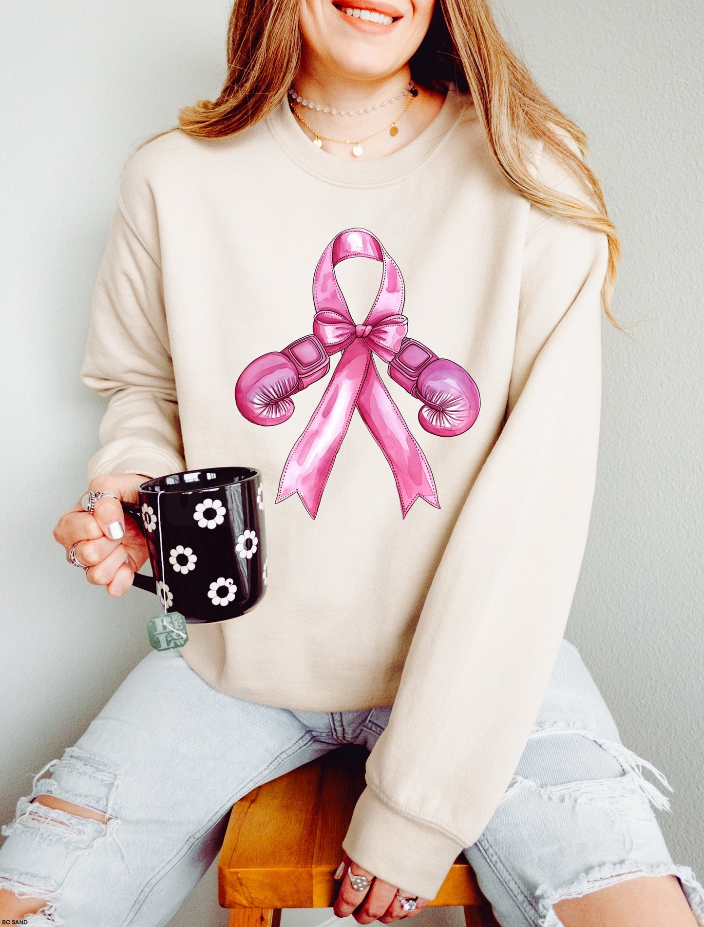 Breast Cancer Boxer Gloves Graphic Tee