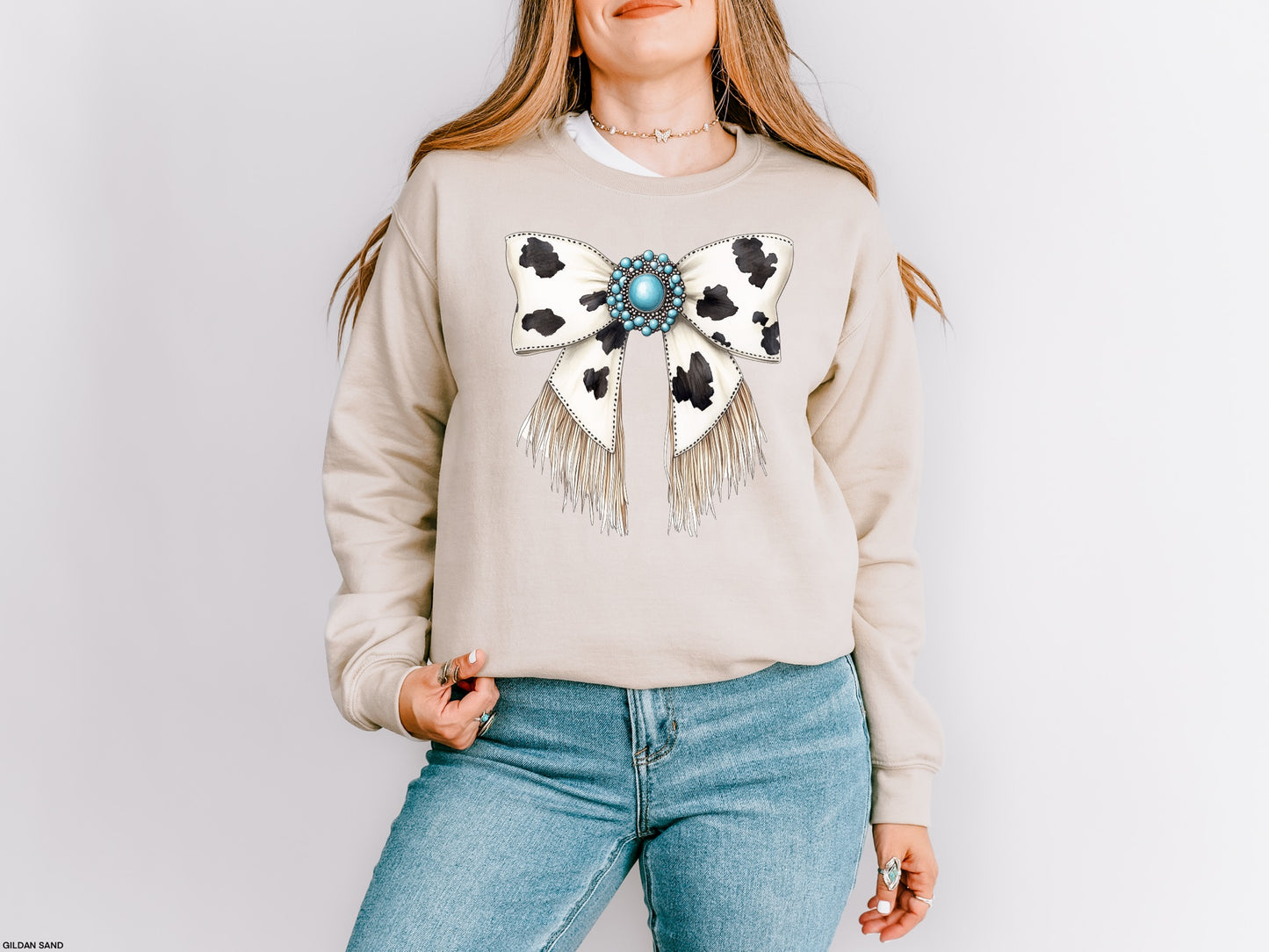 Cow Bow Graphic Tee