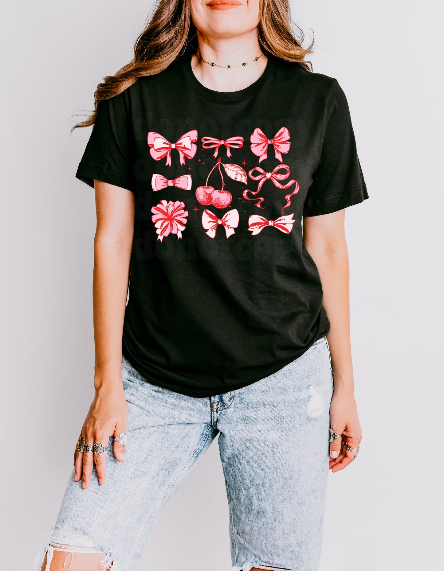 Bows and Cherries Graphic Tee