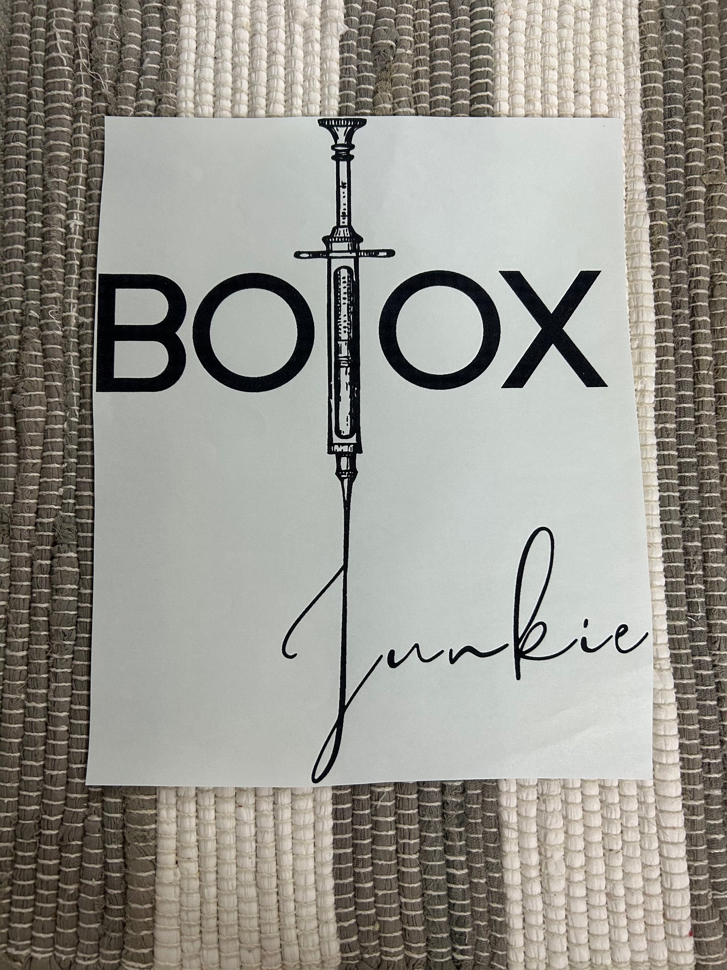 Botox junkie