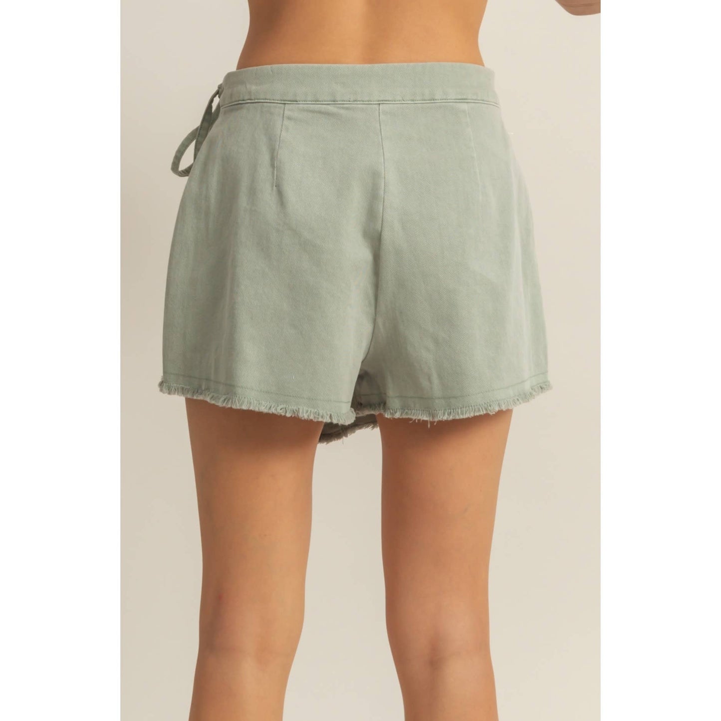 Self-Tie Waist Trendy Skort