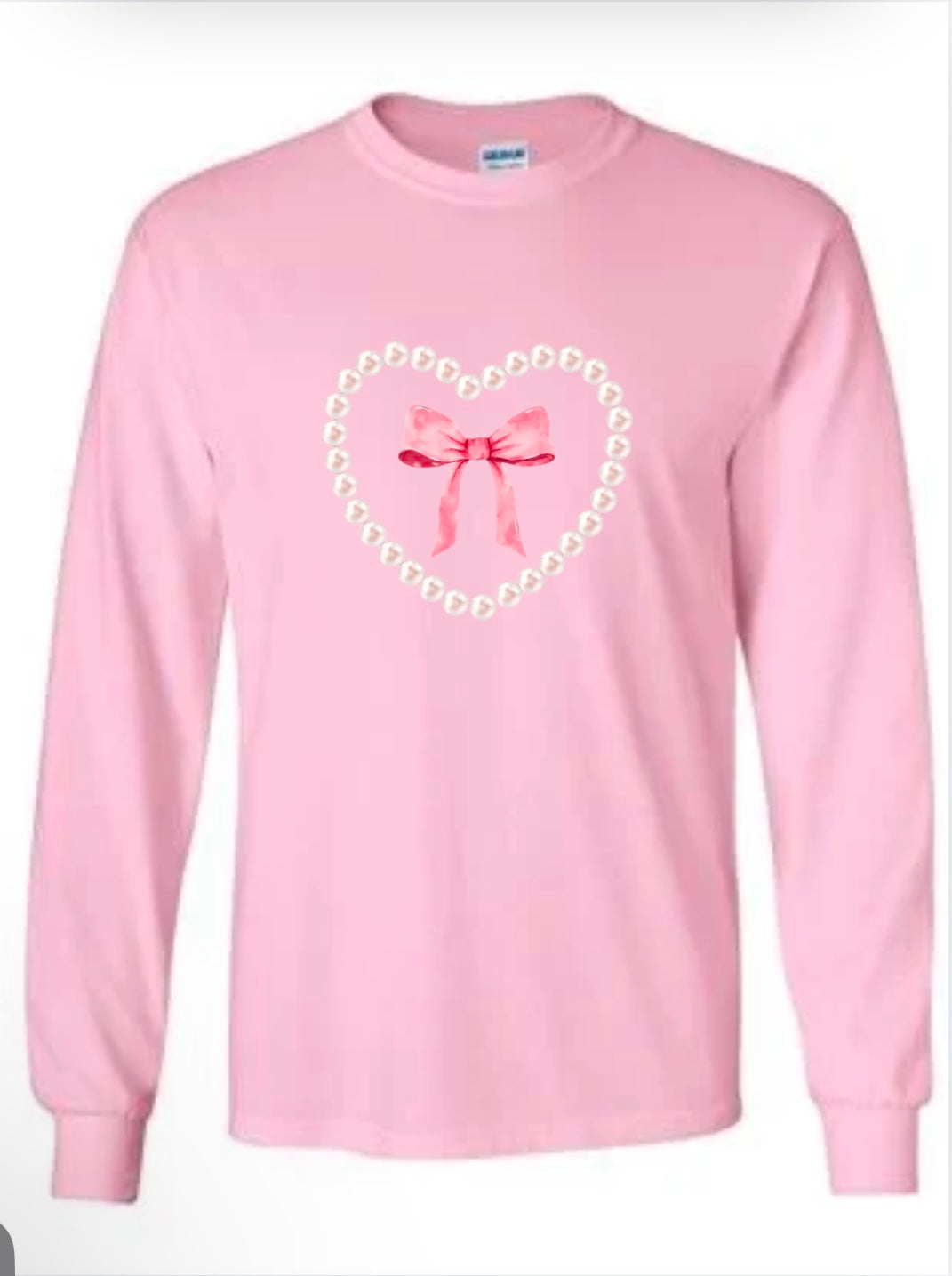 Pearl heart shirt