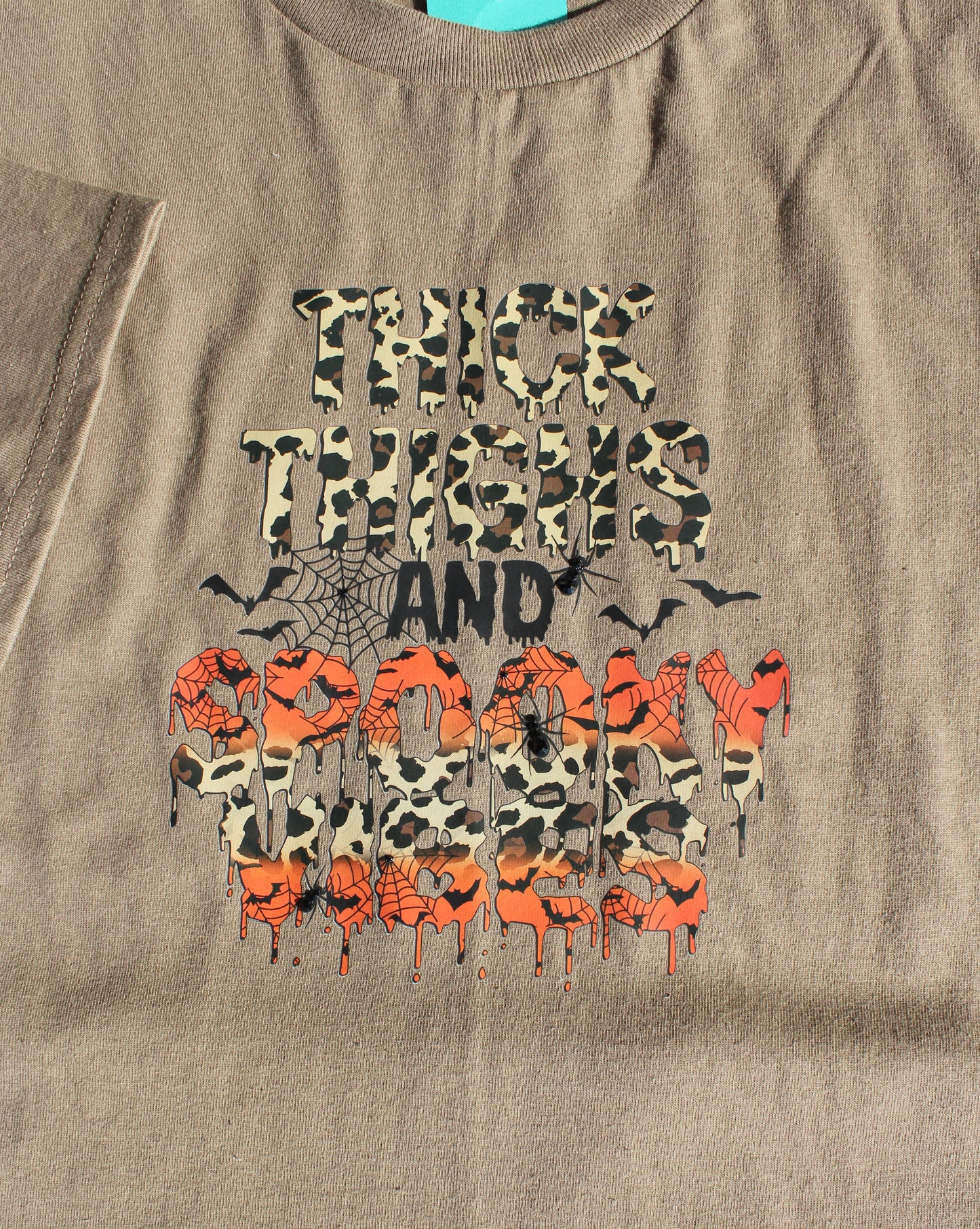 Thick thighs and spooky vibes shirt