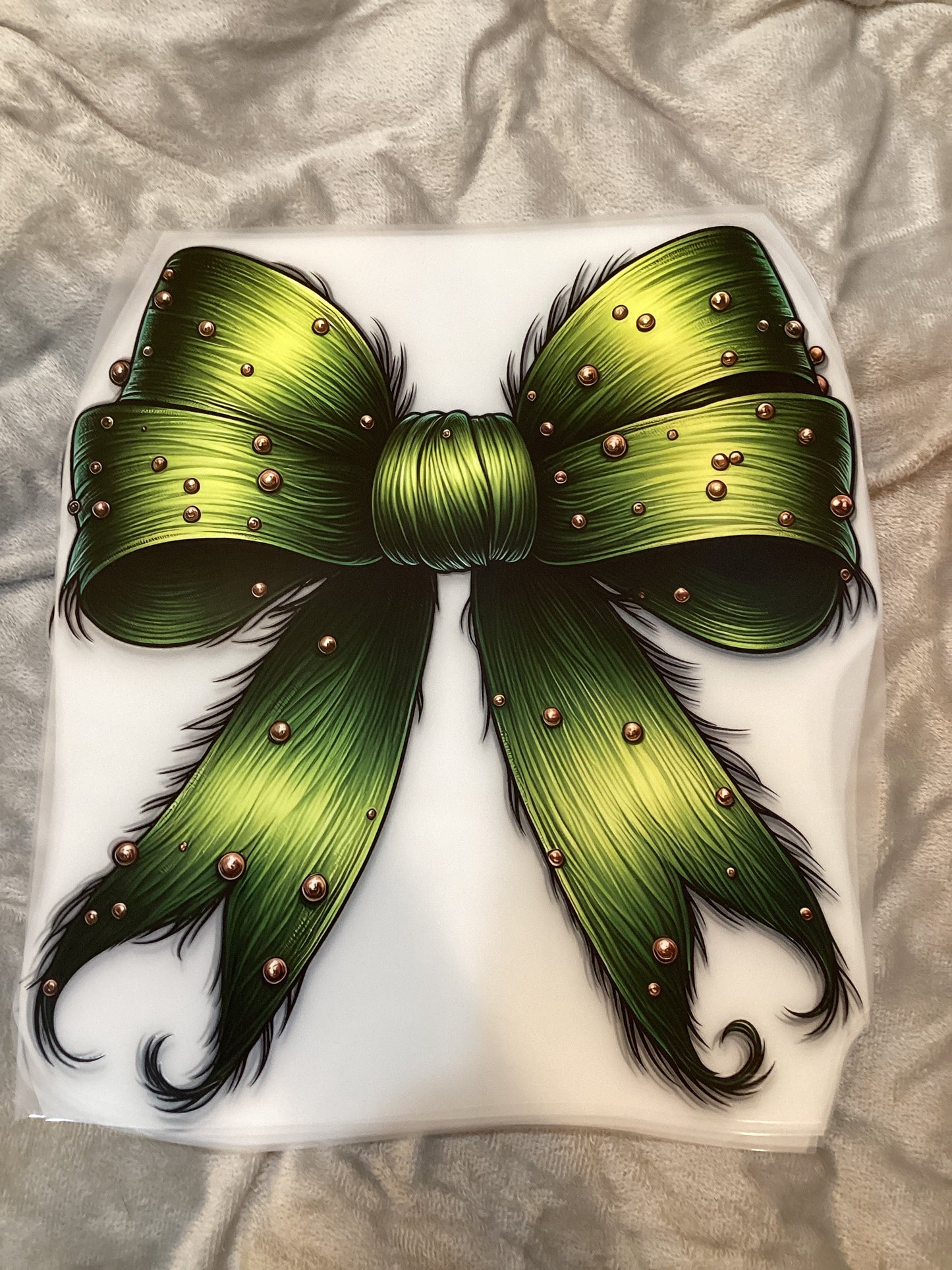 Grinch bow