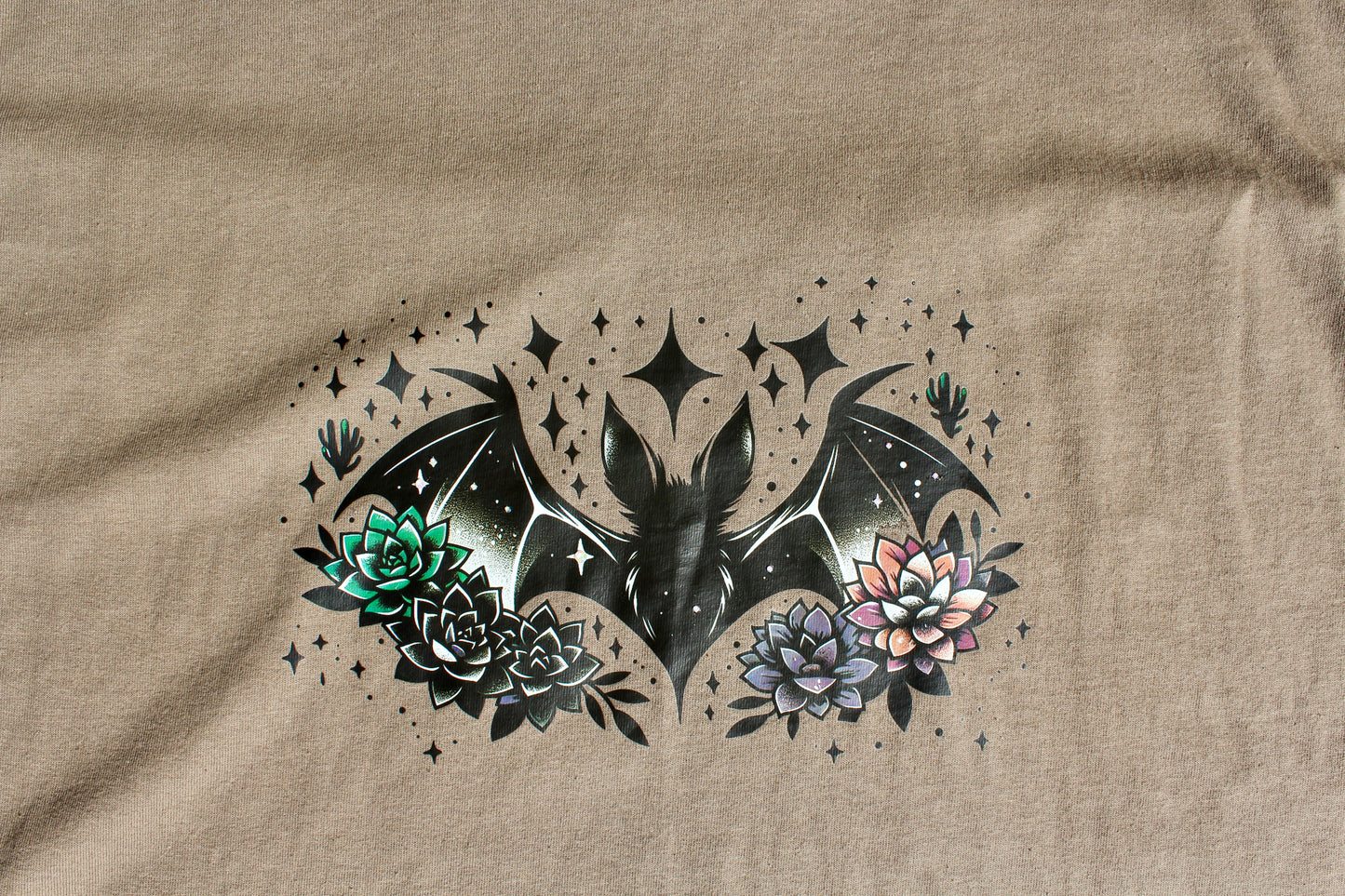 Bat Succulent T-Shirt