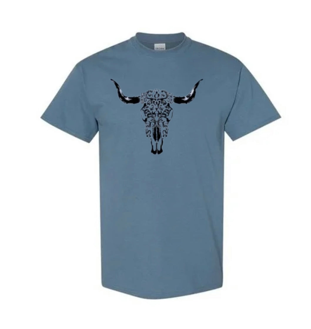 Longhorn skull shirt