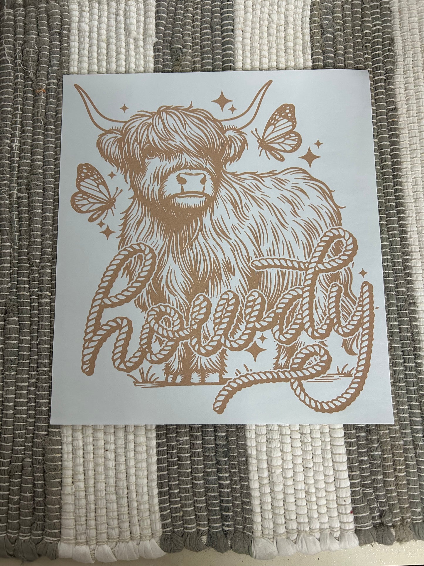 Highland cow howdy