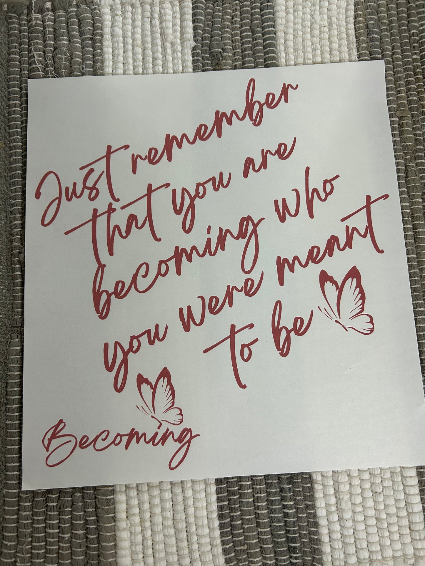 Becoming