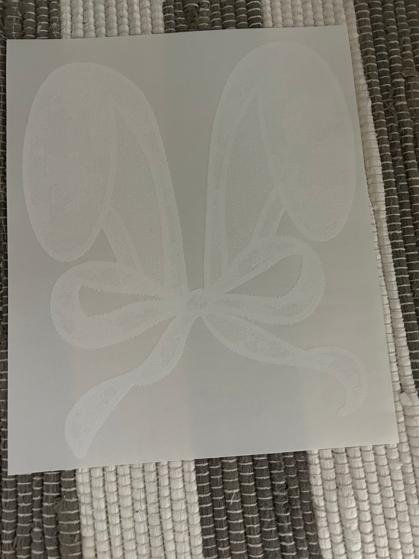 Lace bunny ears