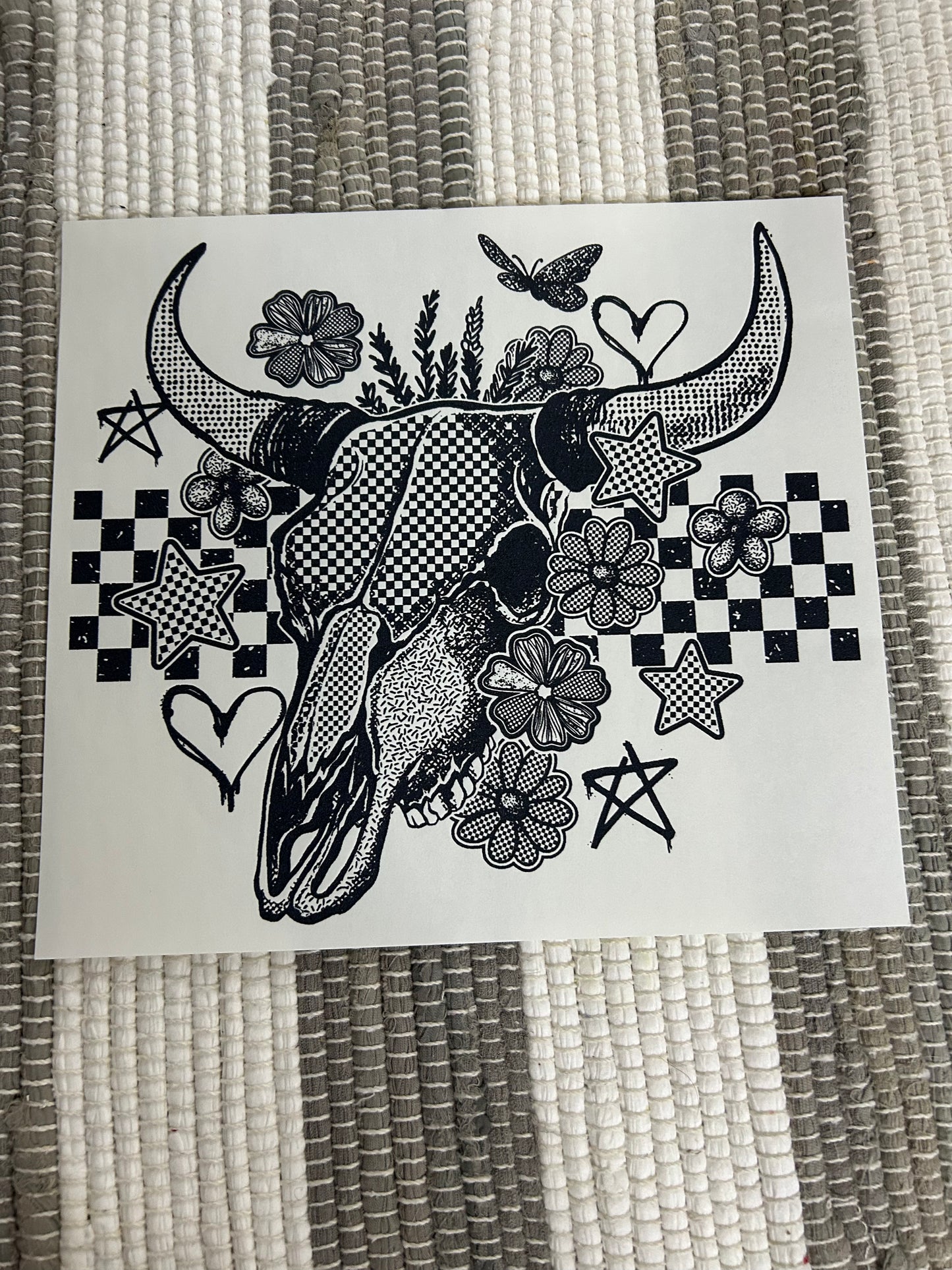 Retro skull