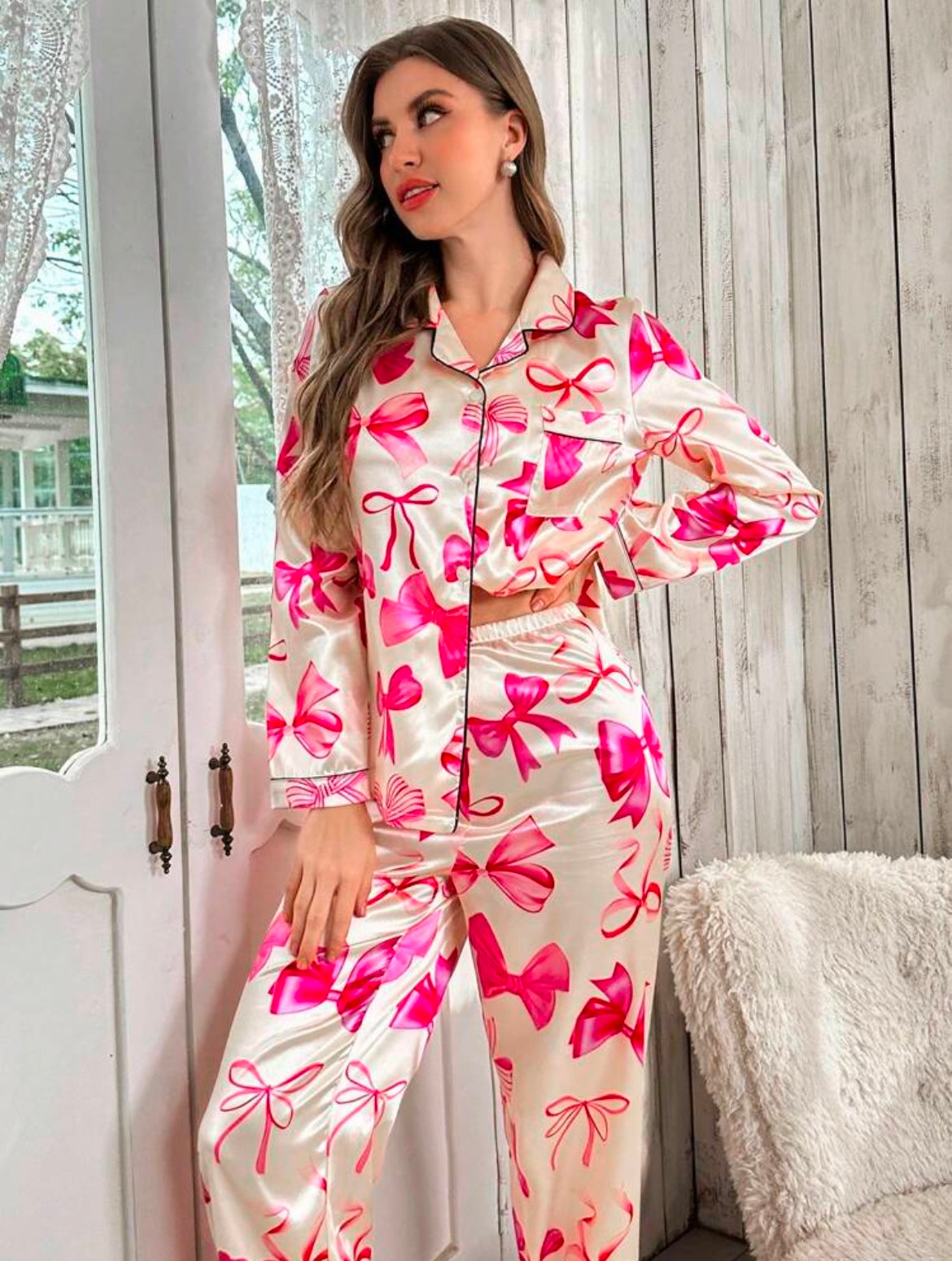 Bow Love Pajama set