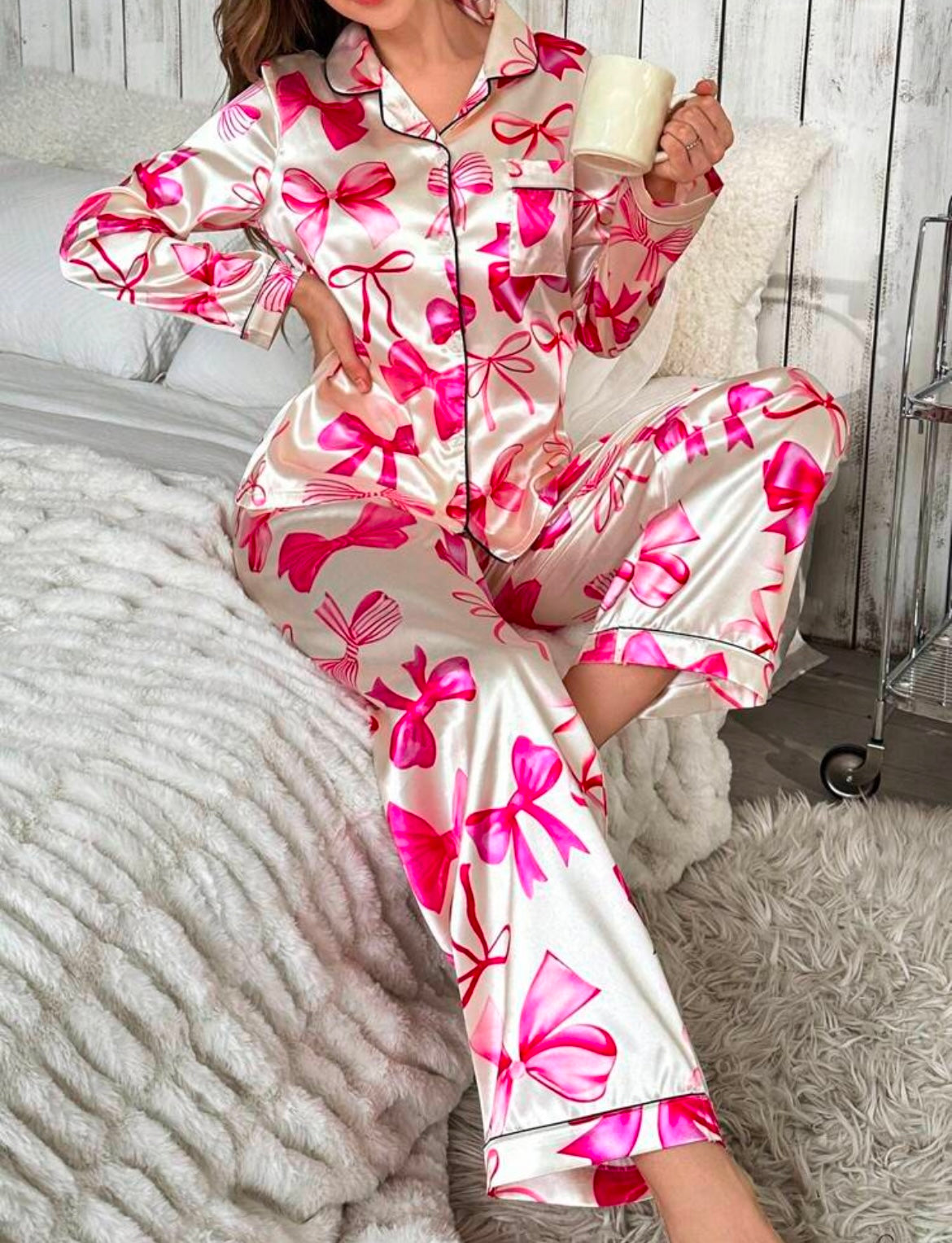 Bow Love Pajama set