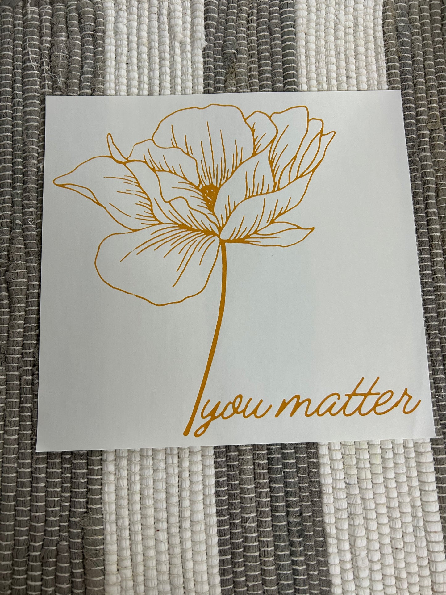 You matter