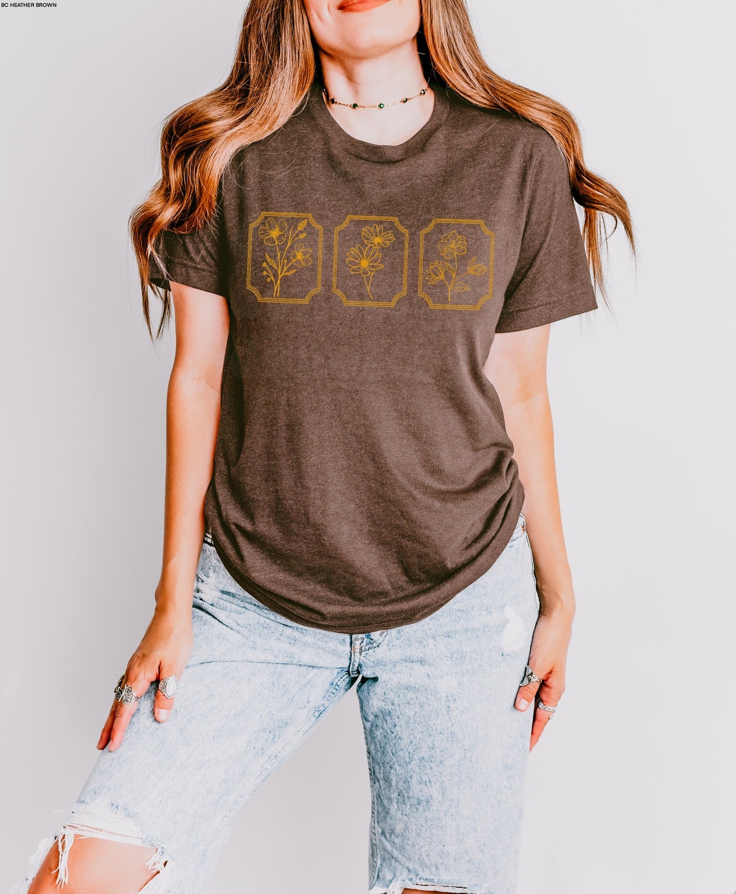 Flower Squares Graphic Tee