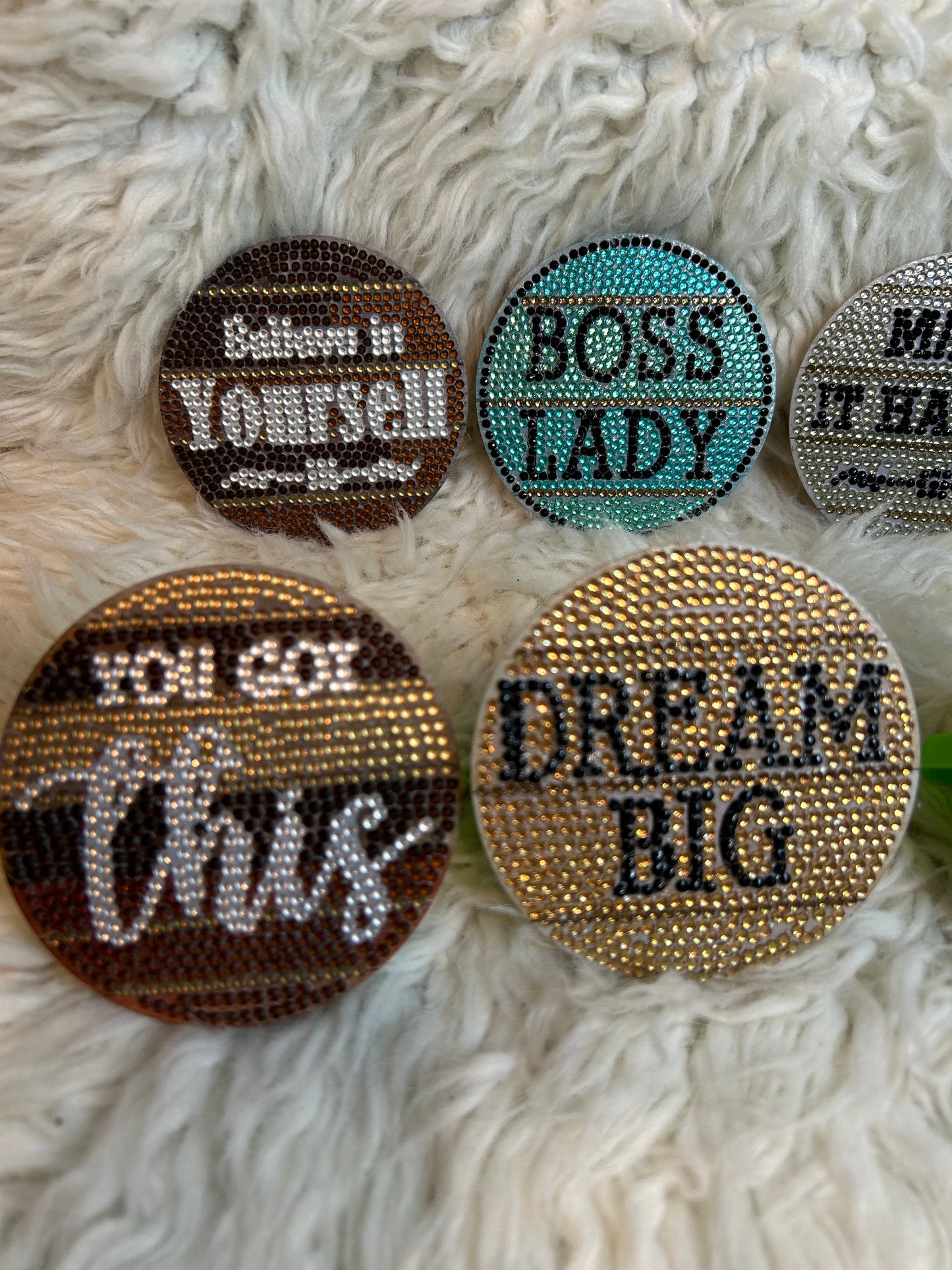 She's Boss coasters (8 piece)