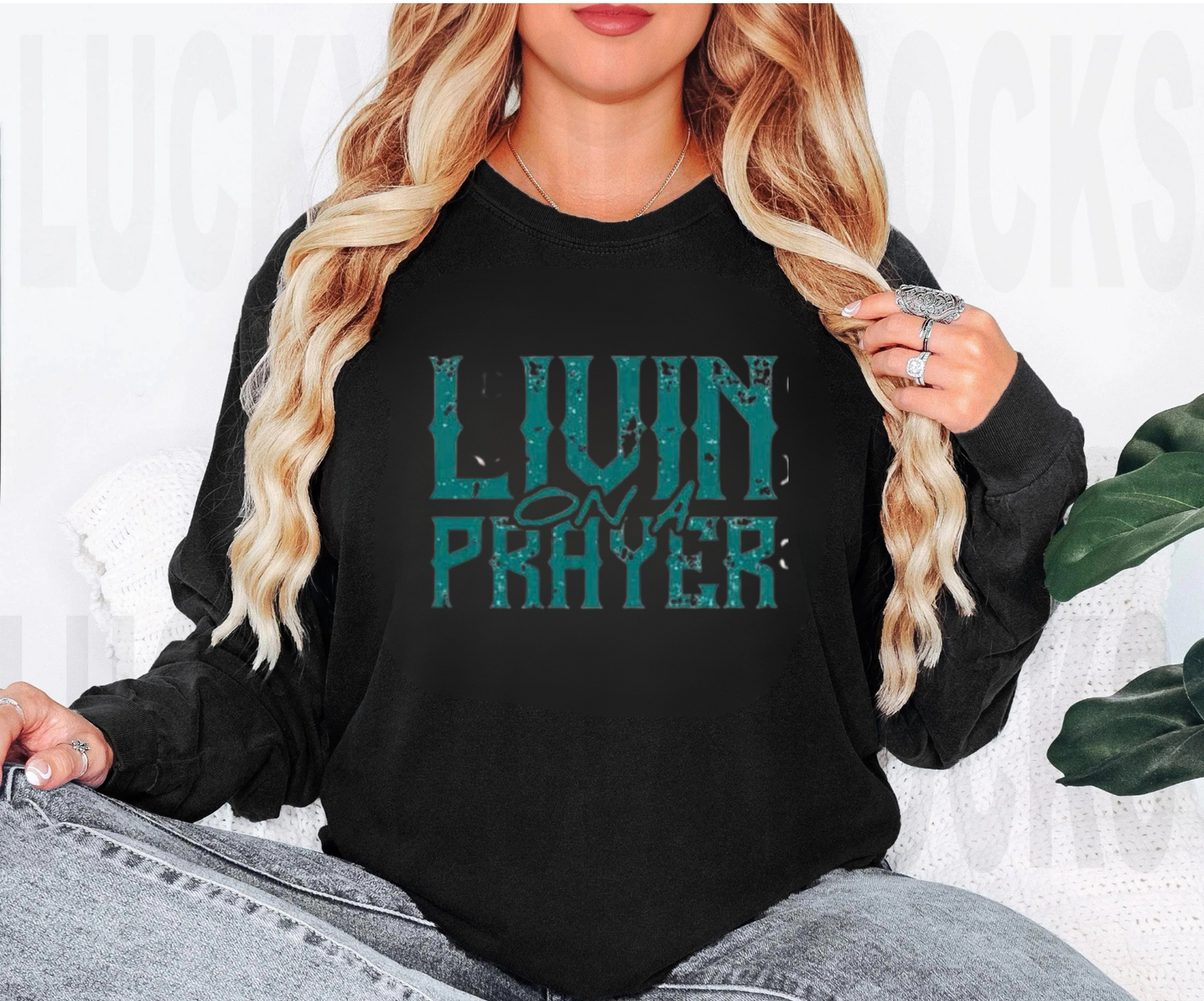 Livin on a Prayer Graphic Tee