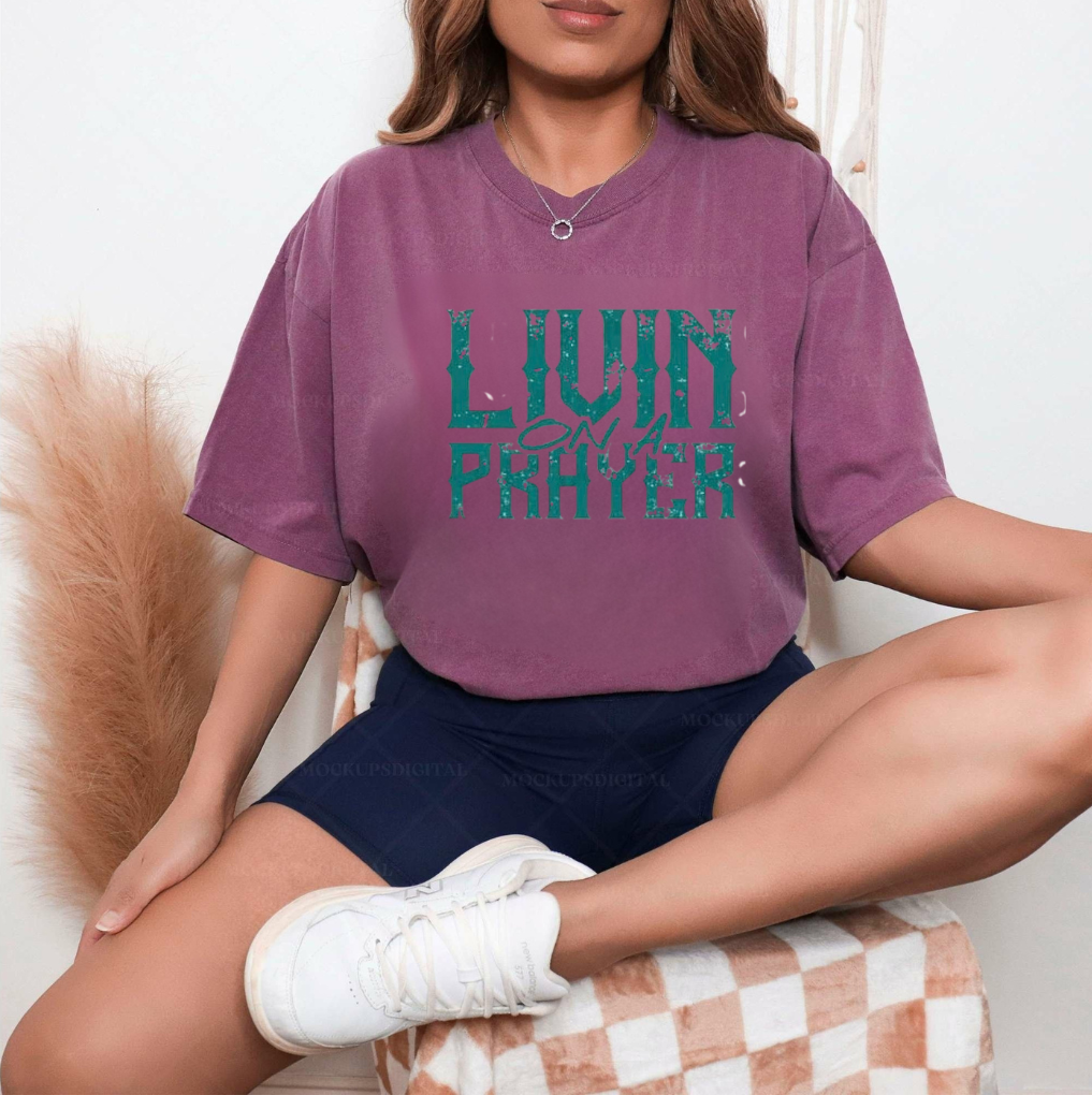 Livin on a Prayer Graphic Tee