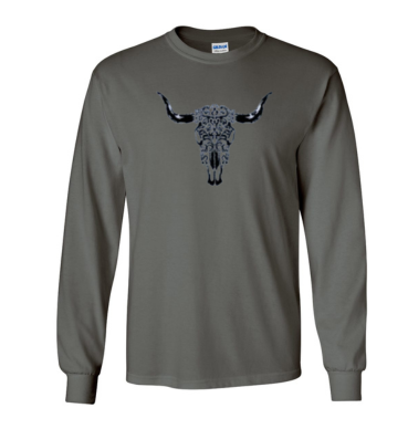 Longhorn skull shirt