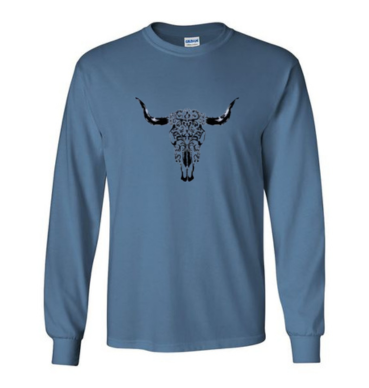 Longhorn skull shirt